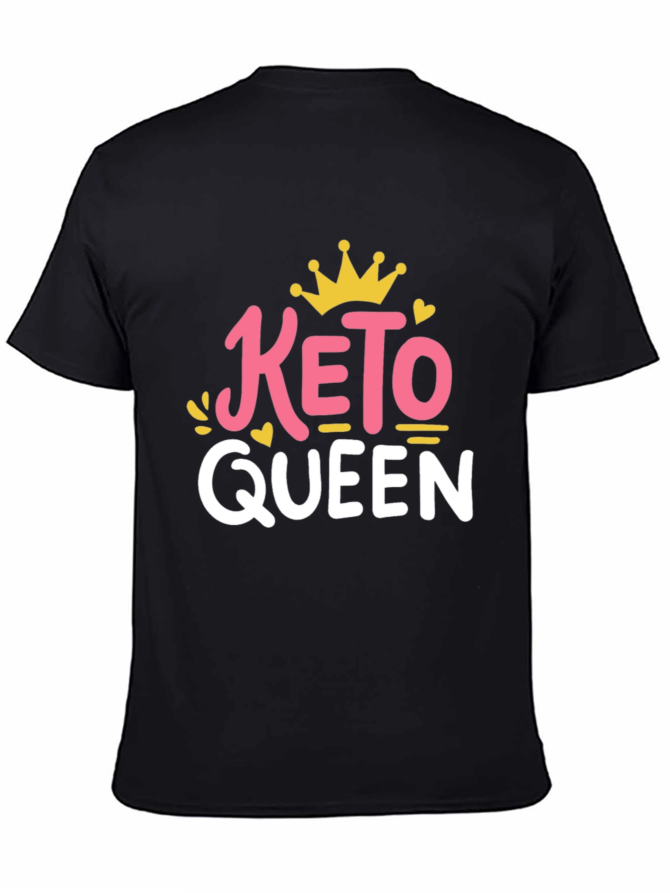 Keto Queen Graphic Tee - Trendy Diet Lifestyle Shirt