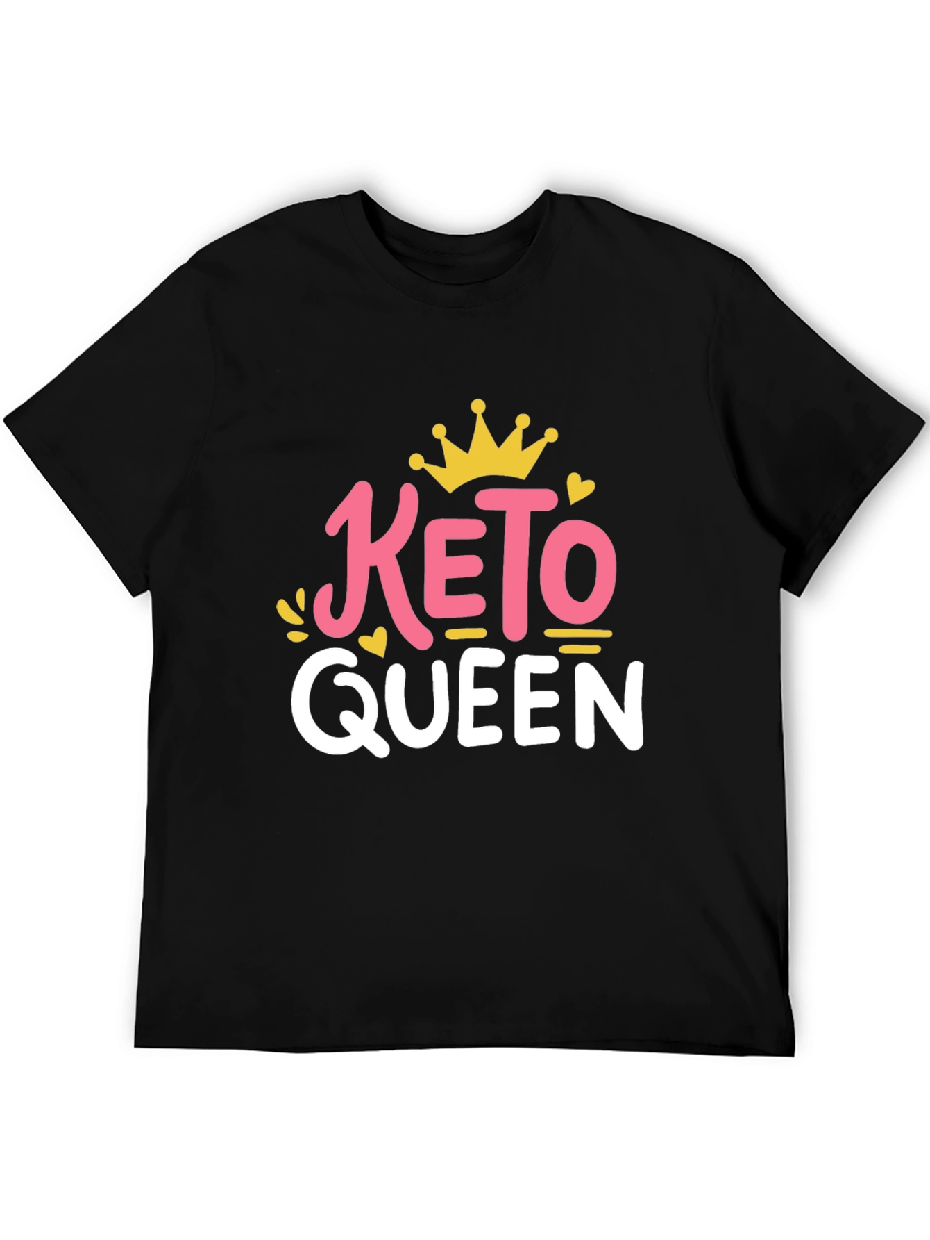 Keto Queen Graphic Tee - Trendy Diet Lifestyle Shirt