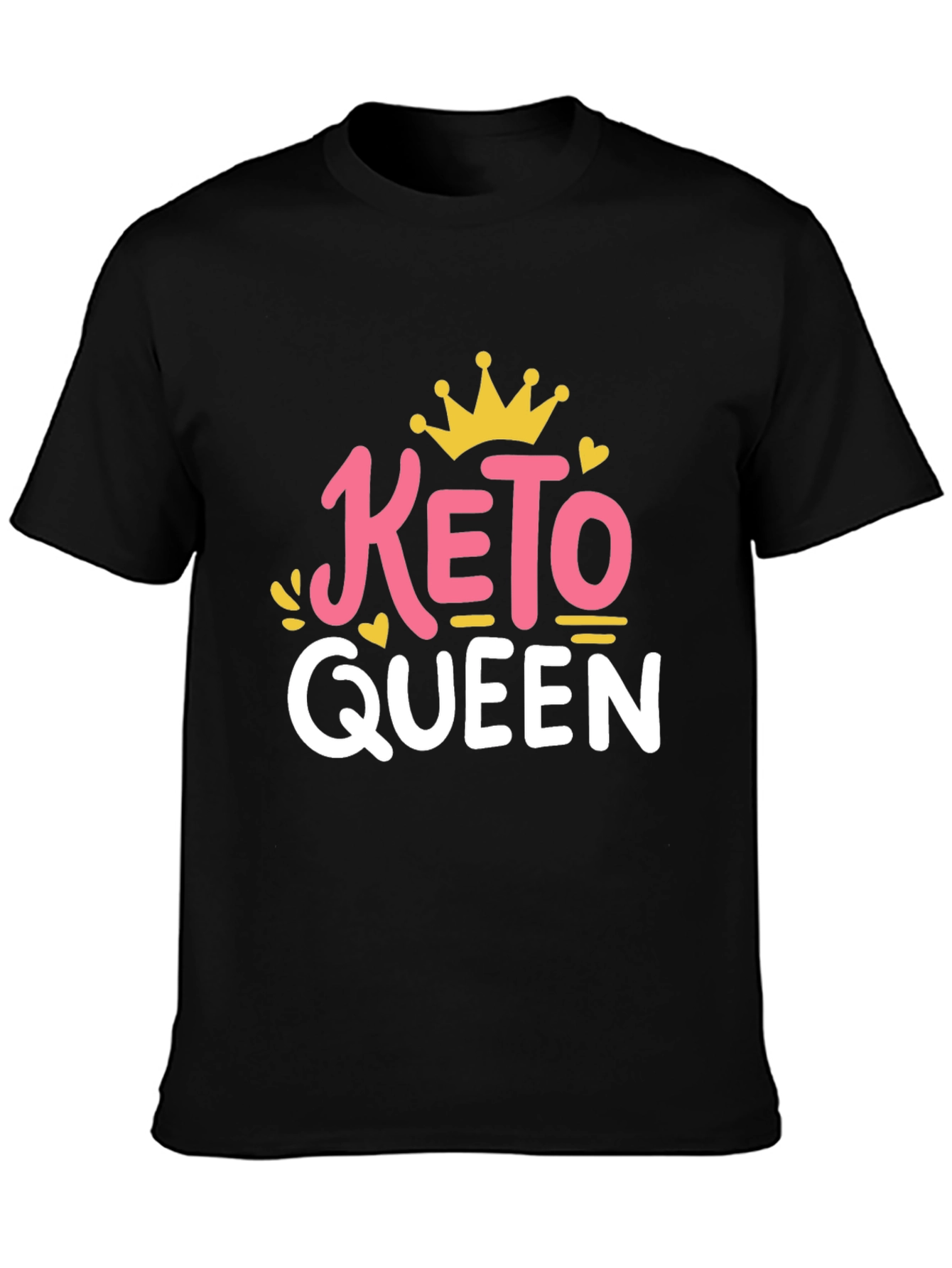 Keto Queen Graphic Tee - Trendy Diet Lifestyle Shirt