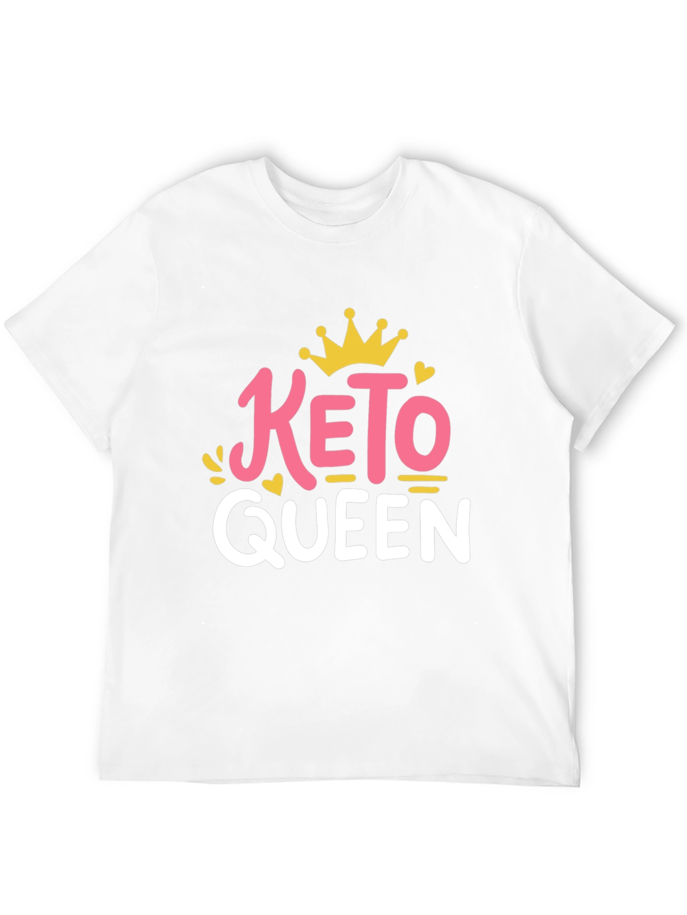 Keto Queen Graphic Tee - Trendy Diet Lifestyle Shirt
