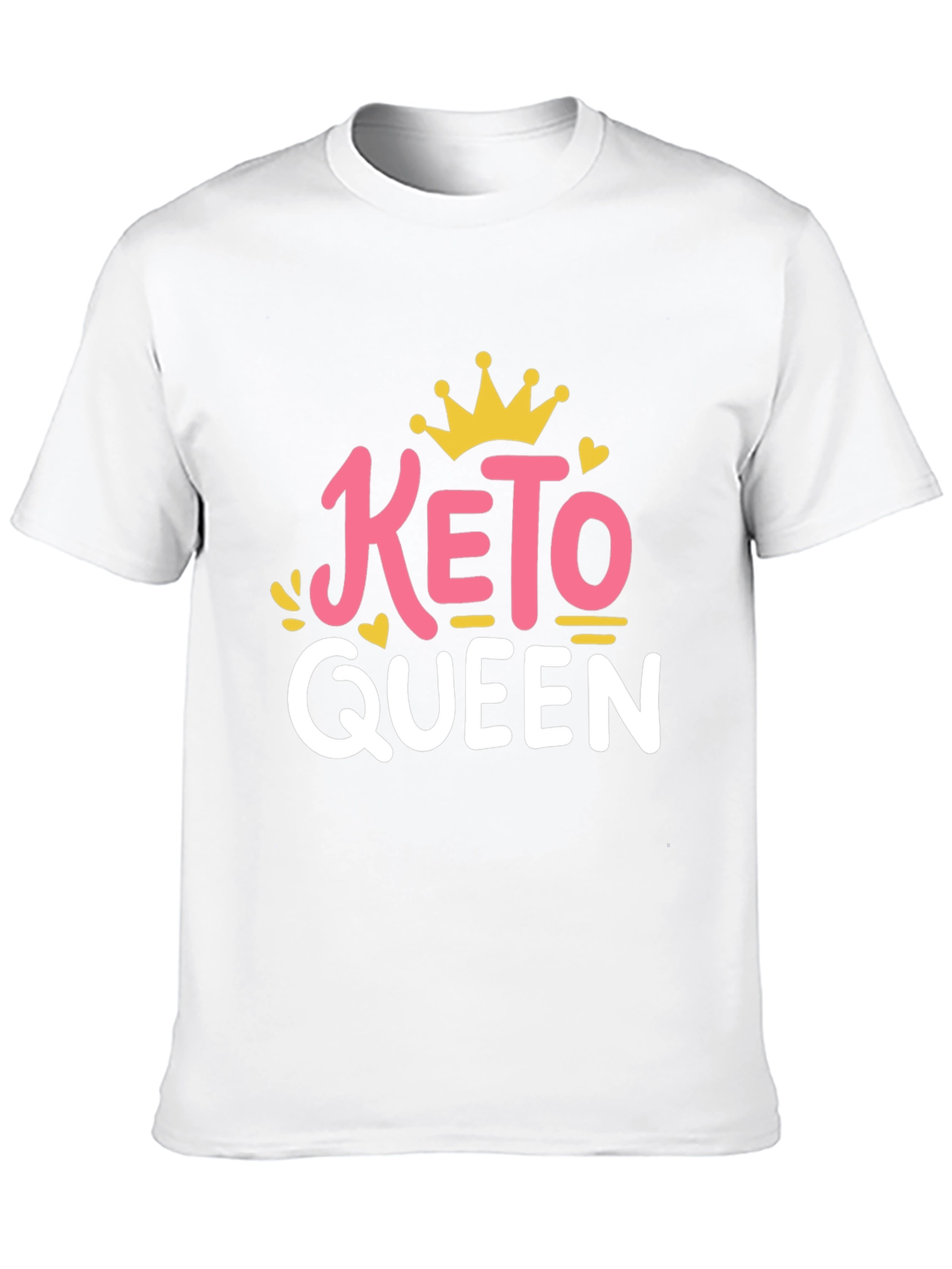Keto Queen Graphic Tee - Trendy Diet Lifestyle Shirt