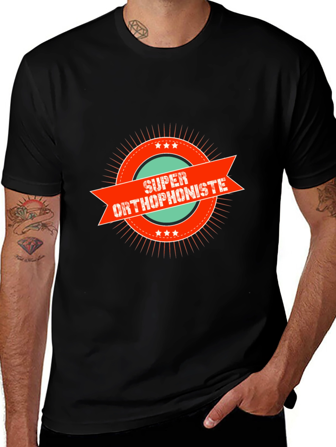 Super Orthophoniste Black T-Shirt