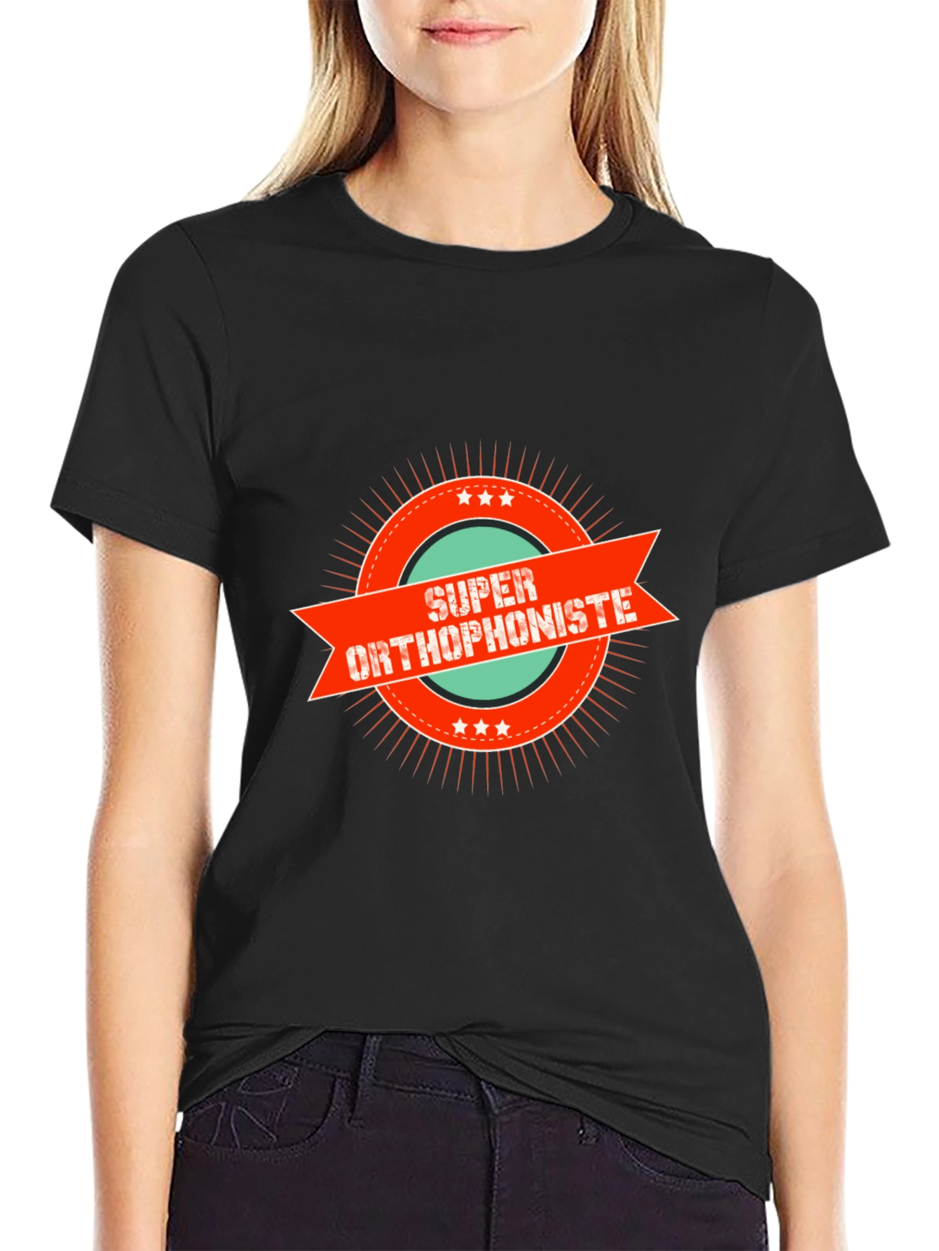 Super Orthophoniste Black T-Shirt