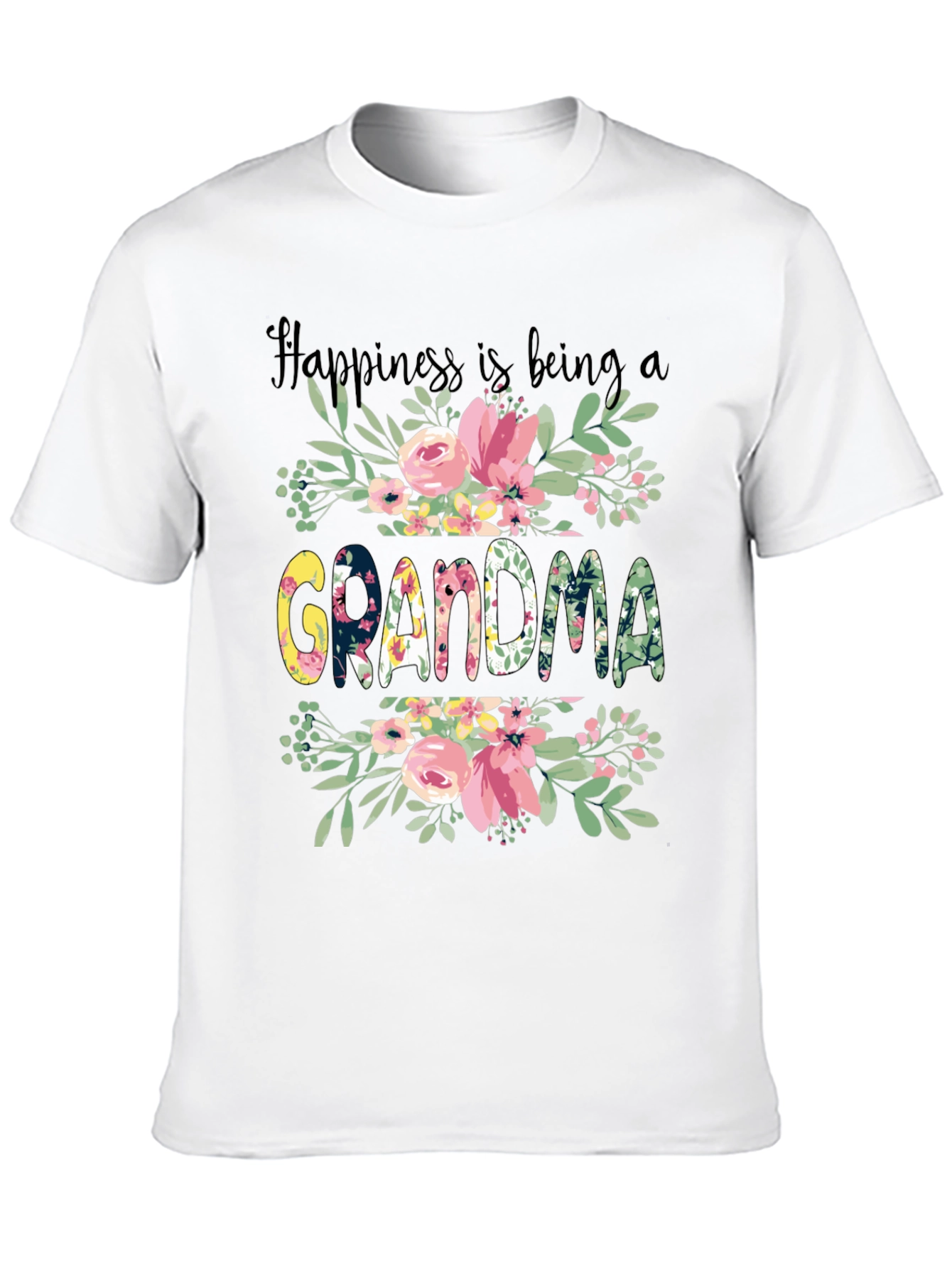 Floral Grandma Graphic T-Shirt