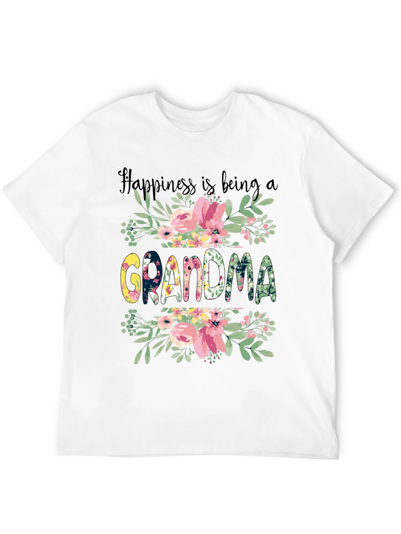 Floral Grandma Graphic T-Shirt