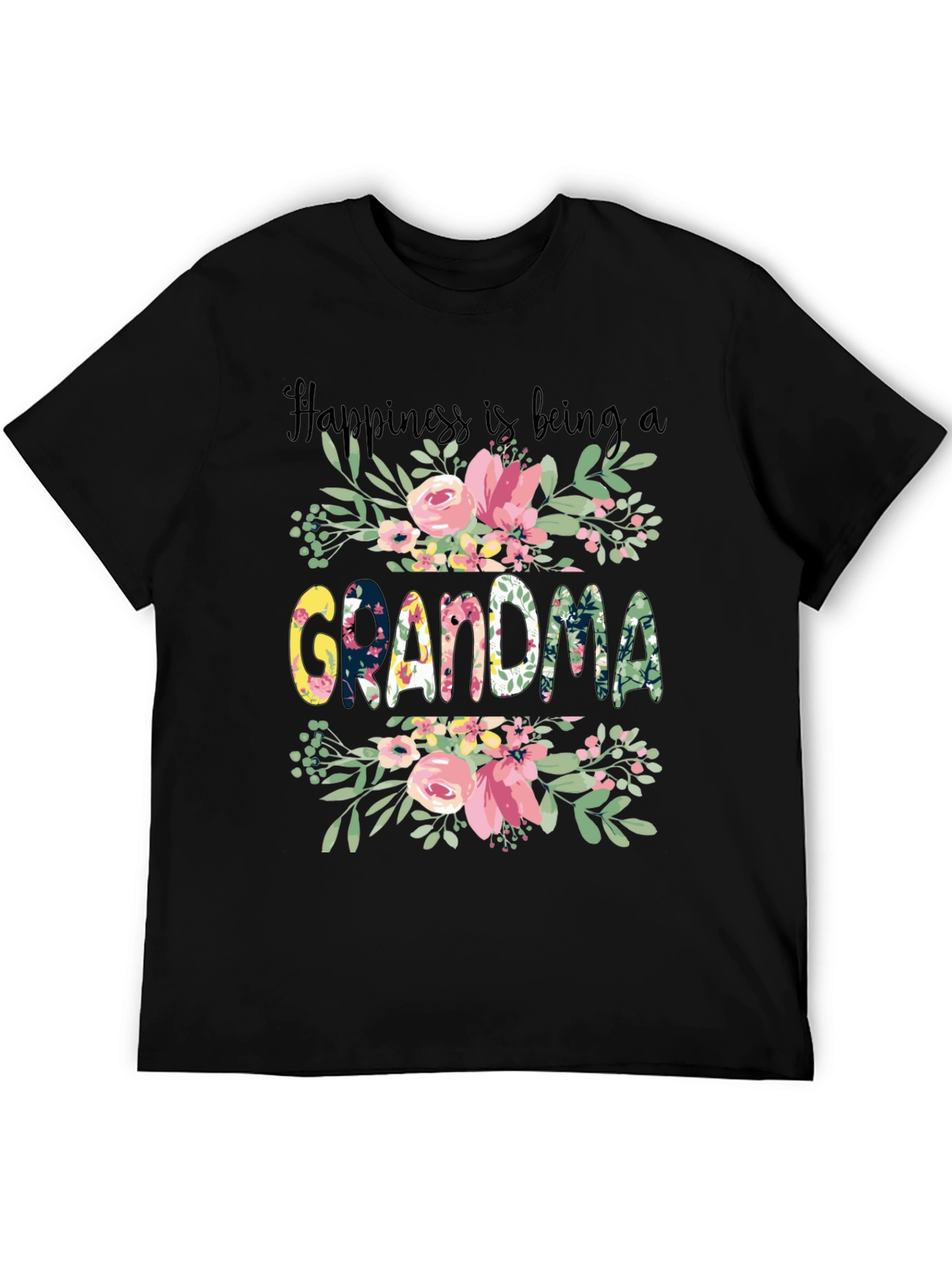 Floral Grandma Graphic T-Shirt