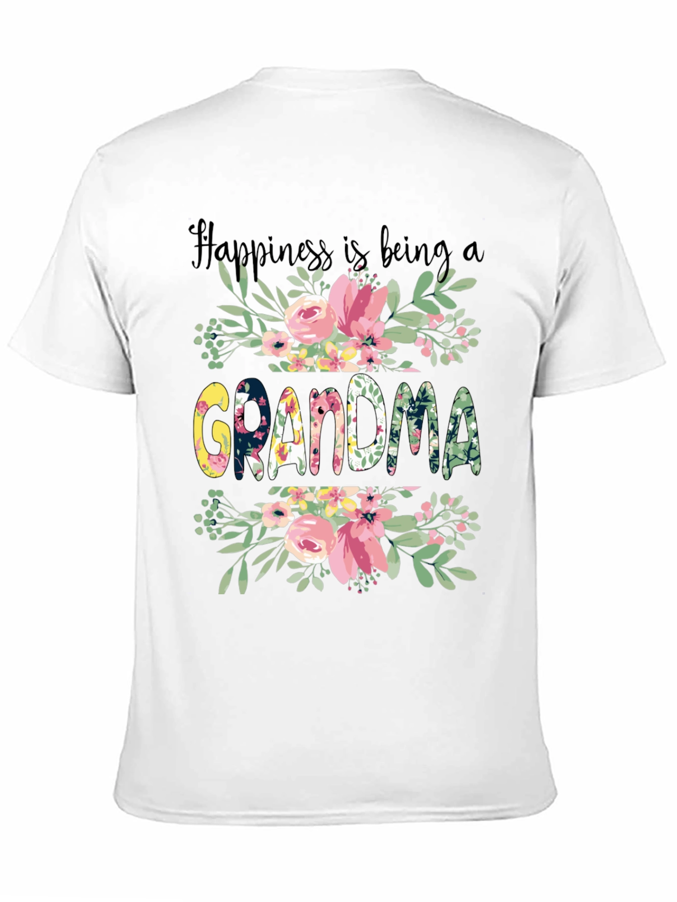 Floral Grandma Graphic T-Shirt