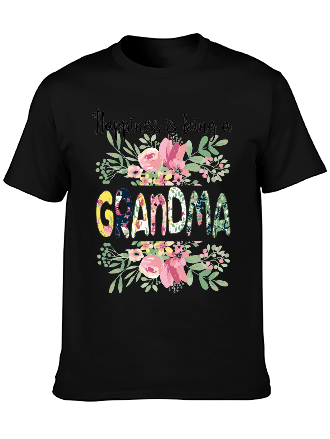 Floral Grandma Graphic T-Shirt