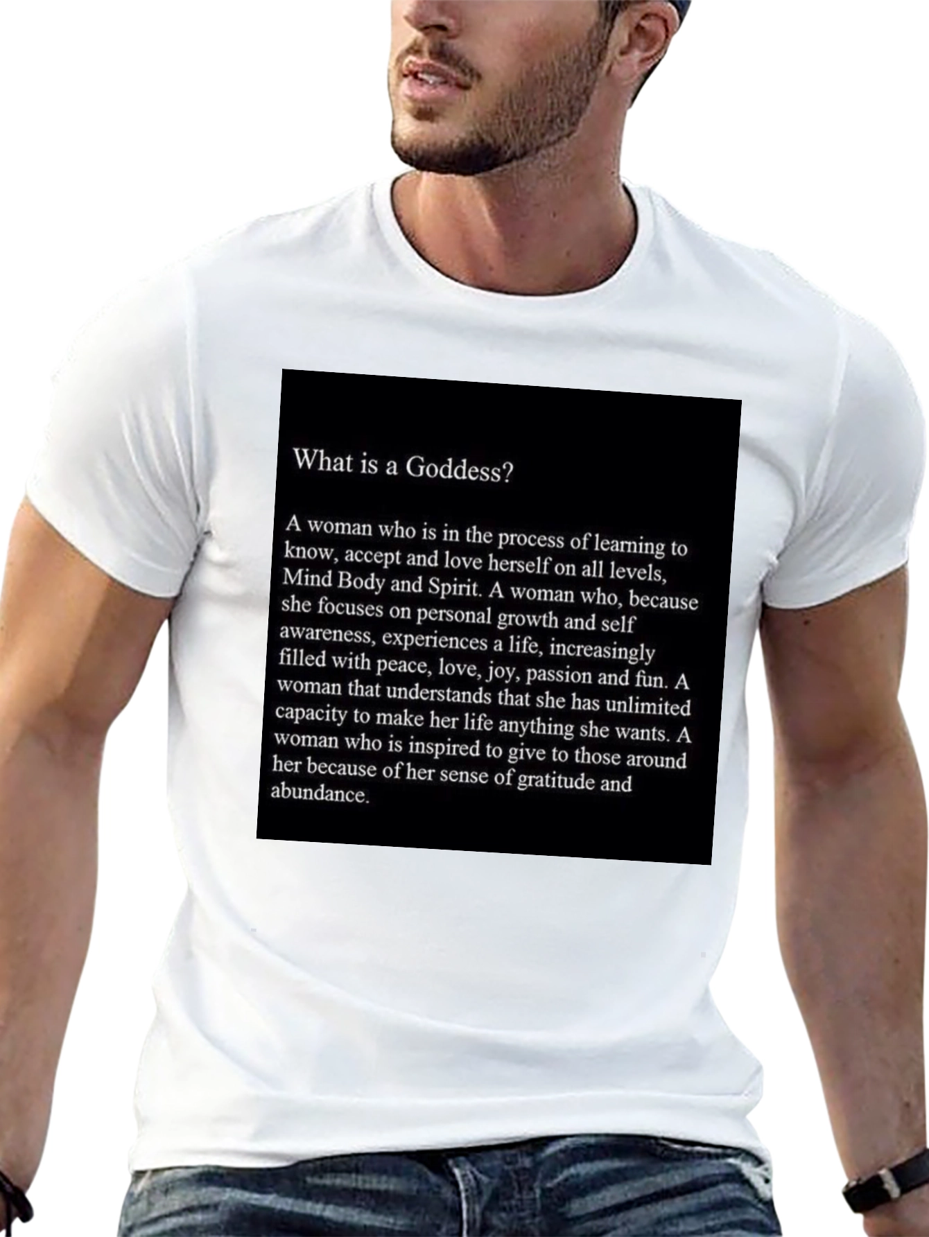 Goddess Definition Black T-Shirt - Empowerment
