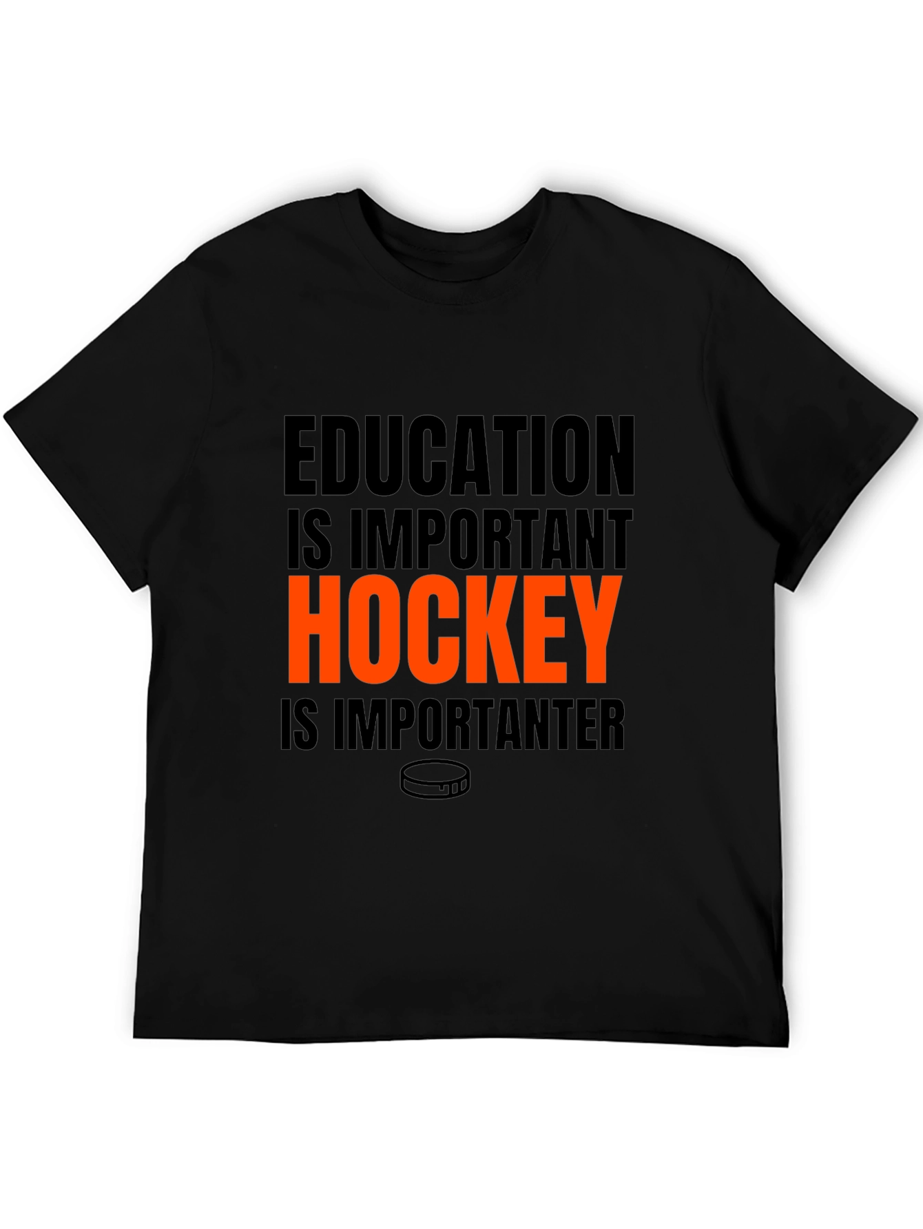 Education Important Hockey More Important T-Shirt