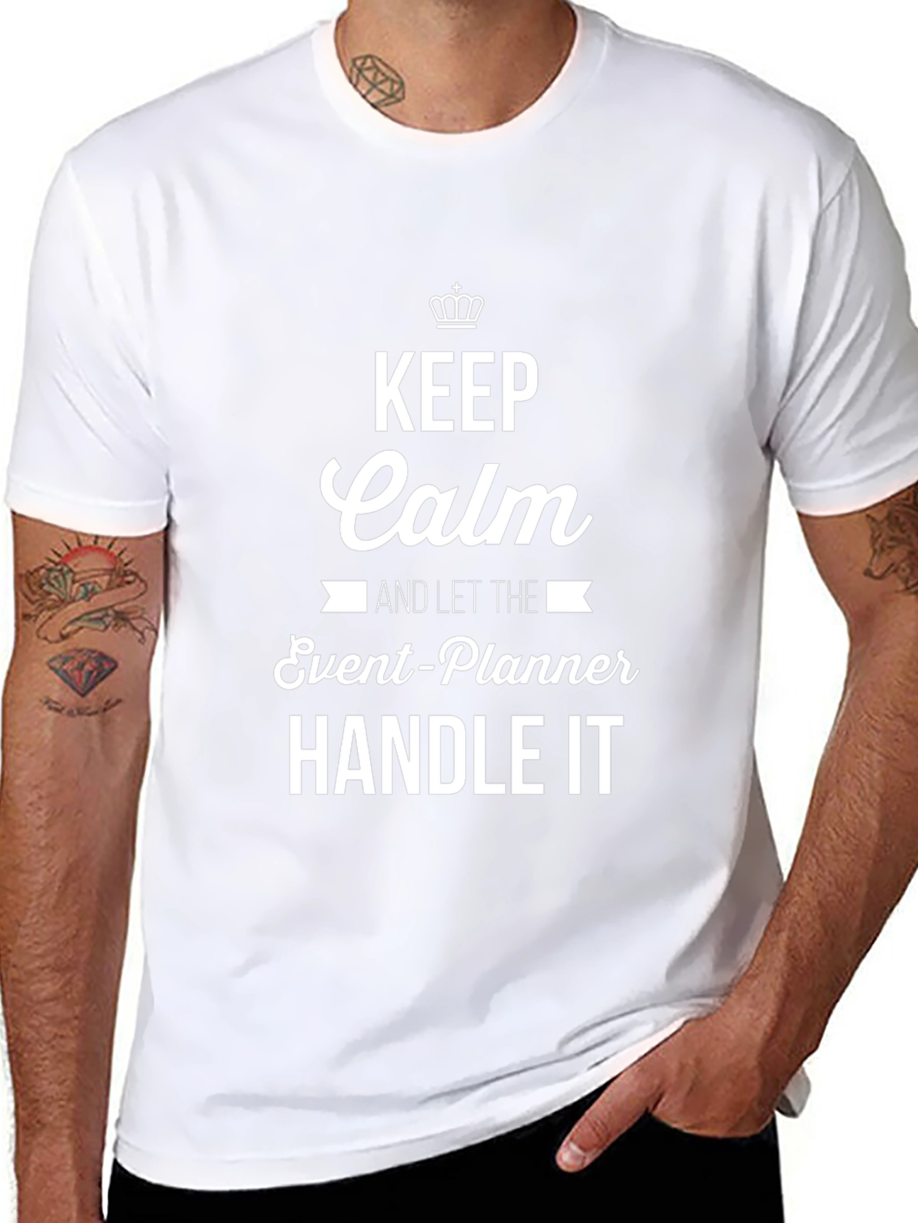 Keep Calm Event Planner T-Shirt Funny Job Tee