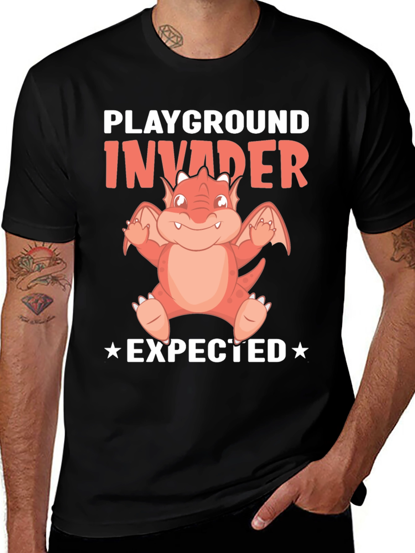 Playground Invader Dragon T-Shirt