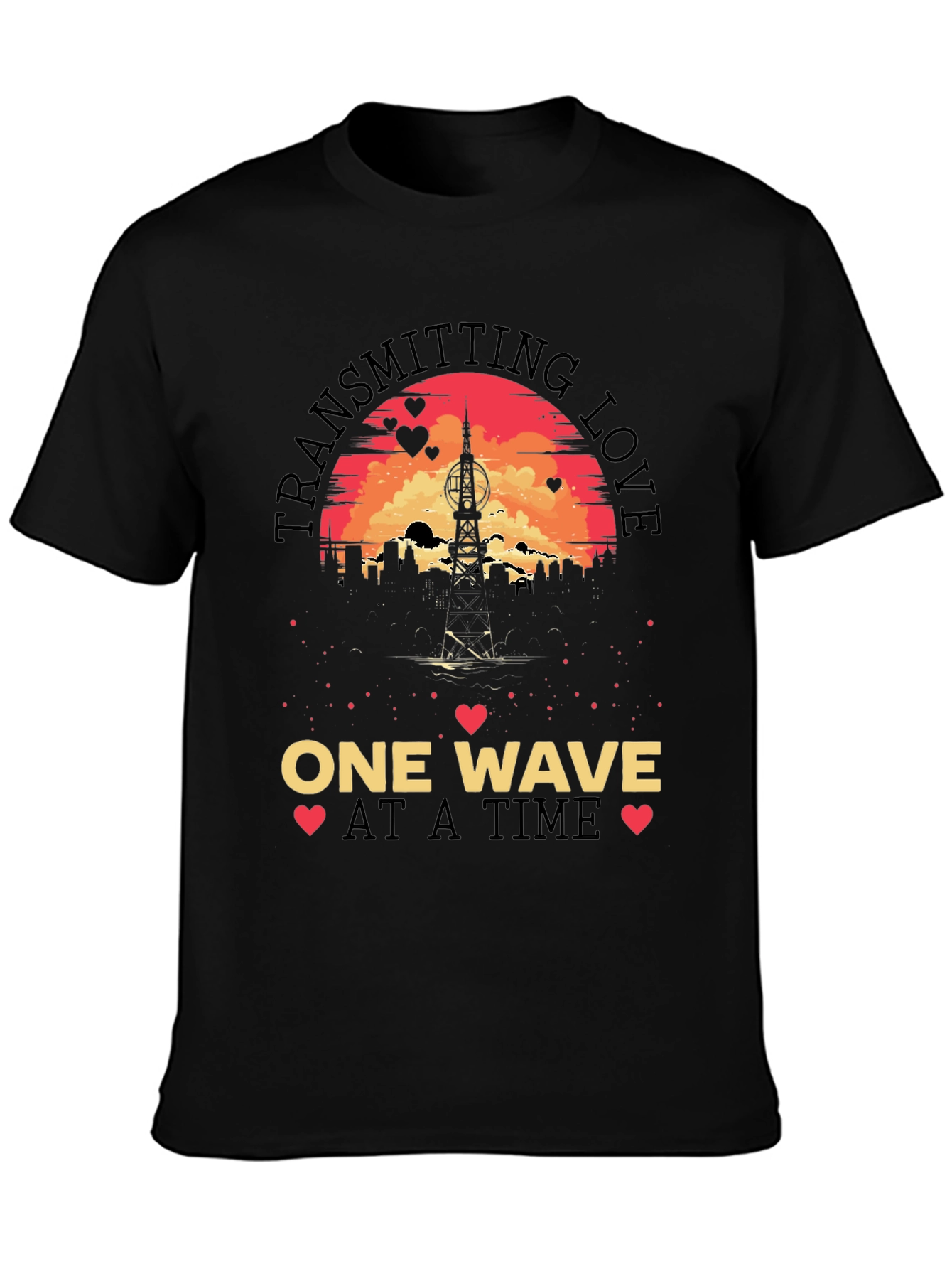 Transmitting Love Tee - One Wave at a Time