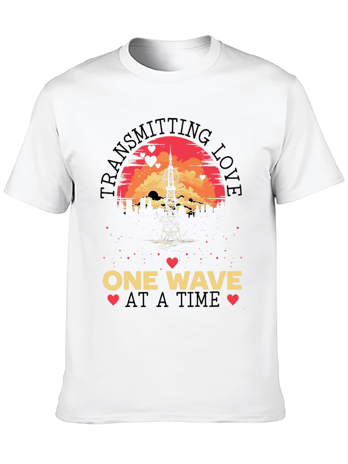 Transmitting Love Tee - One Wave at a Time