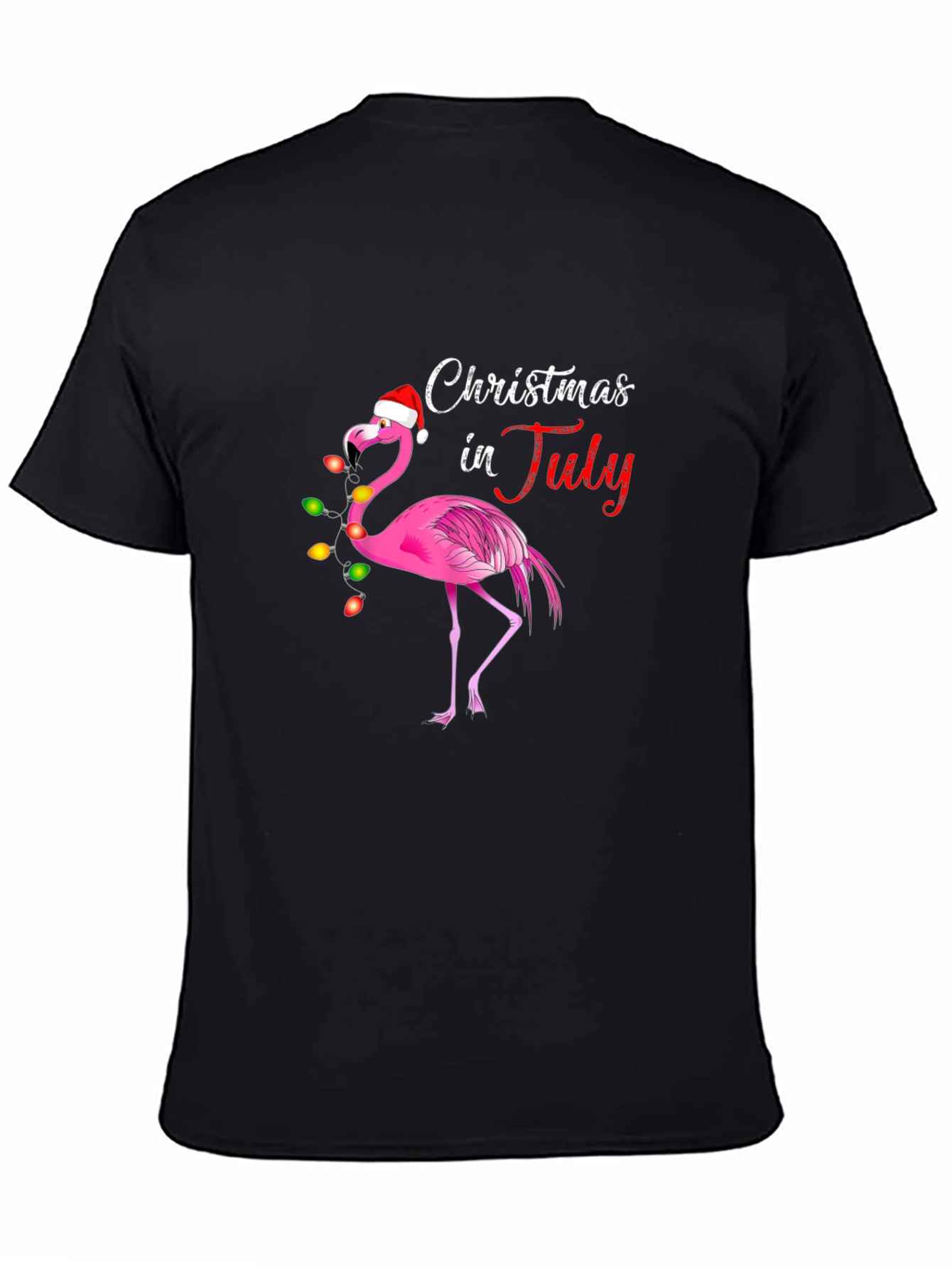 Christmas in July Flamingo Tee