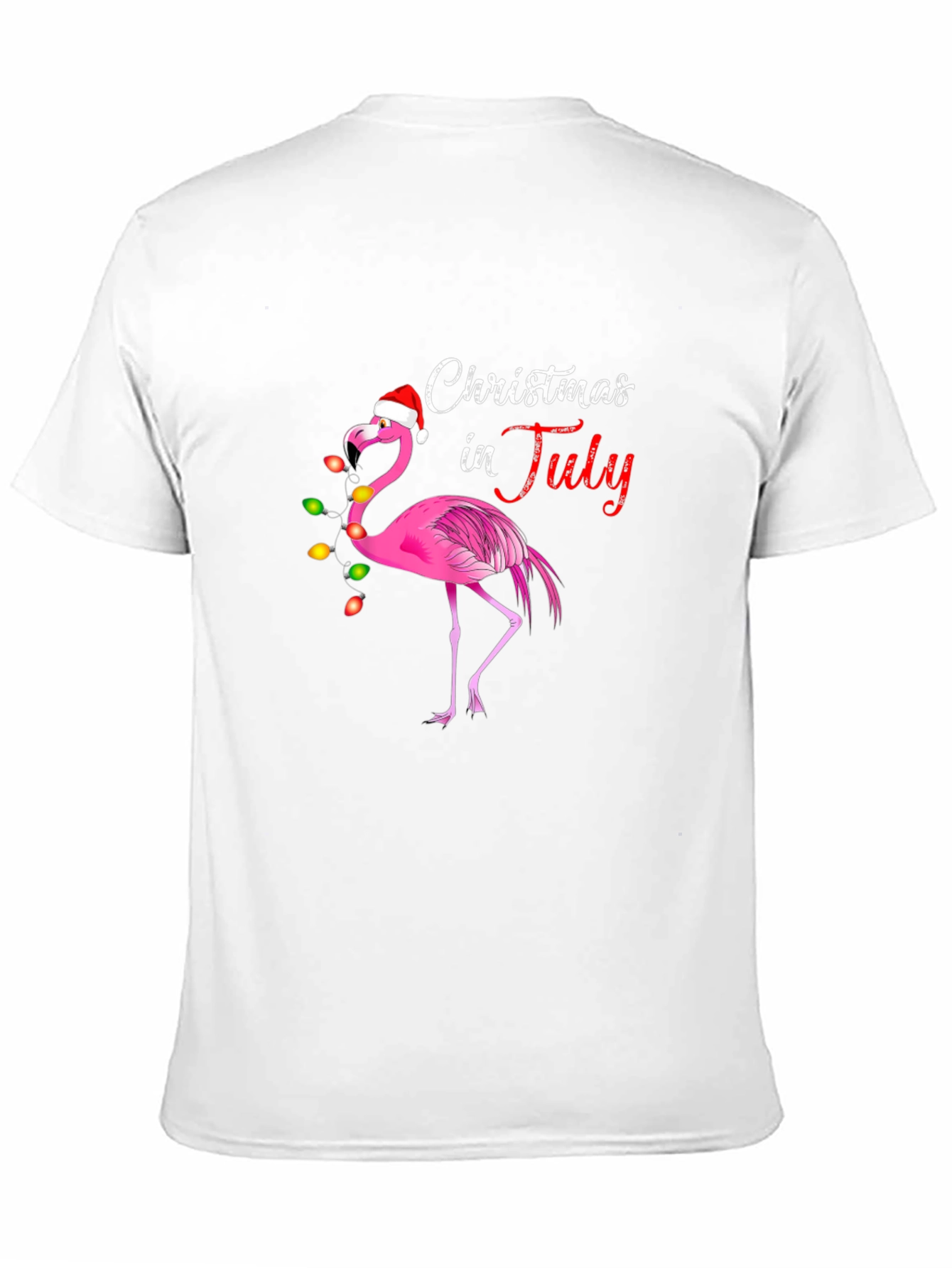 Christmas in July Flamingo Tee