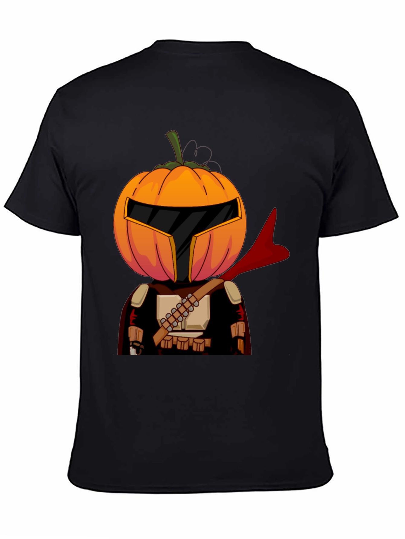 Pumpkin Mandalorian Halloween T-Shirt