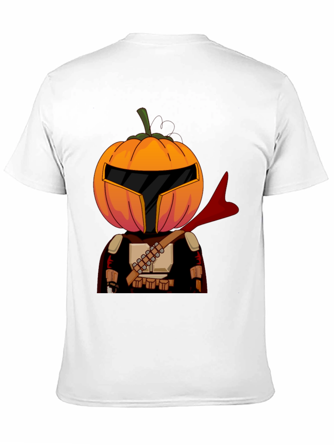 Pumpkin Mandalorian Halloween T-Shirt