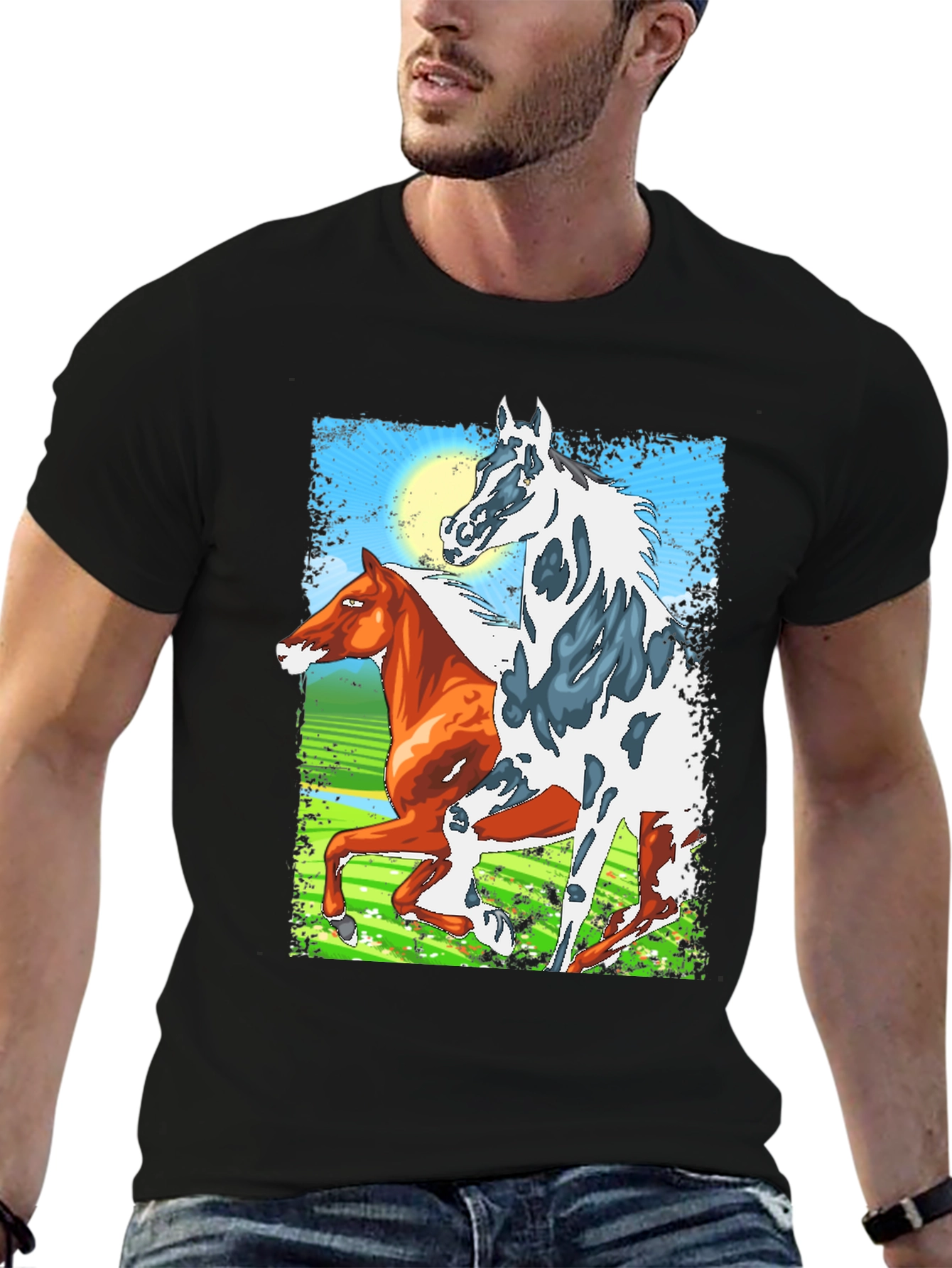 Horse Graphic Tee - Running Wild