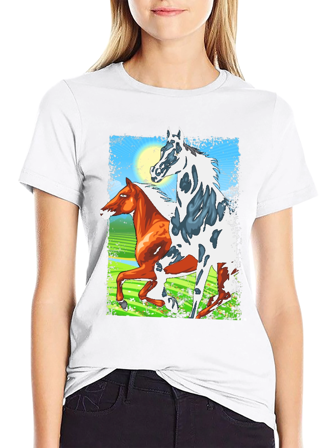 Horse Graphic Tee - Running Wild