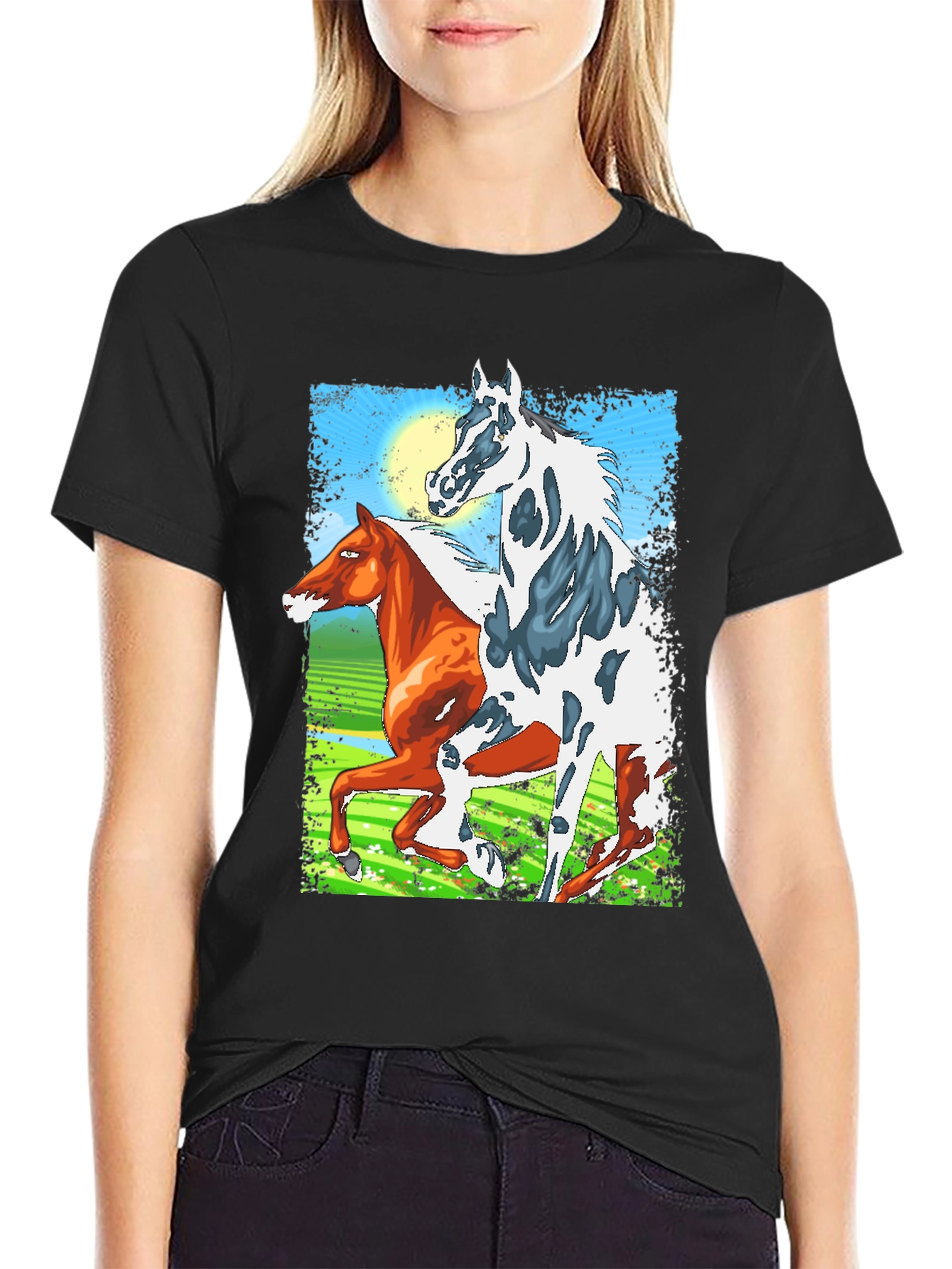 Horse Graphic Tee - Running Wild
