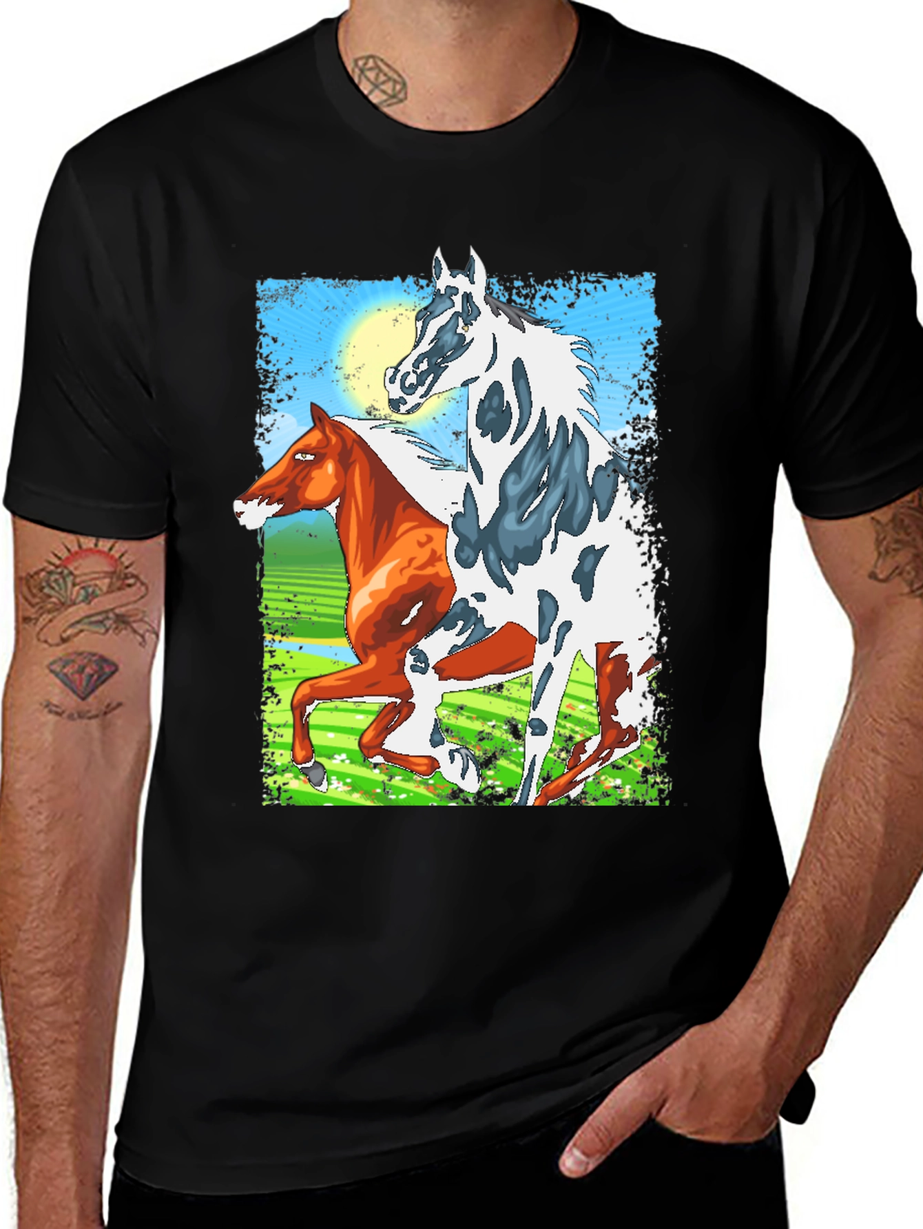 Horse Graphic Tee - Running Wild