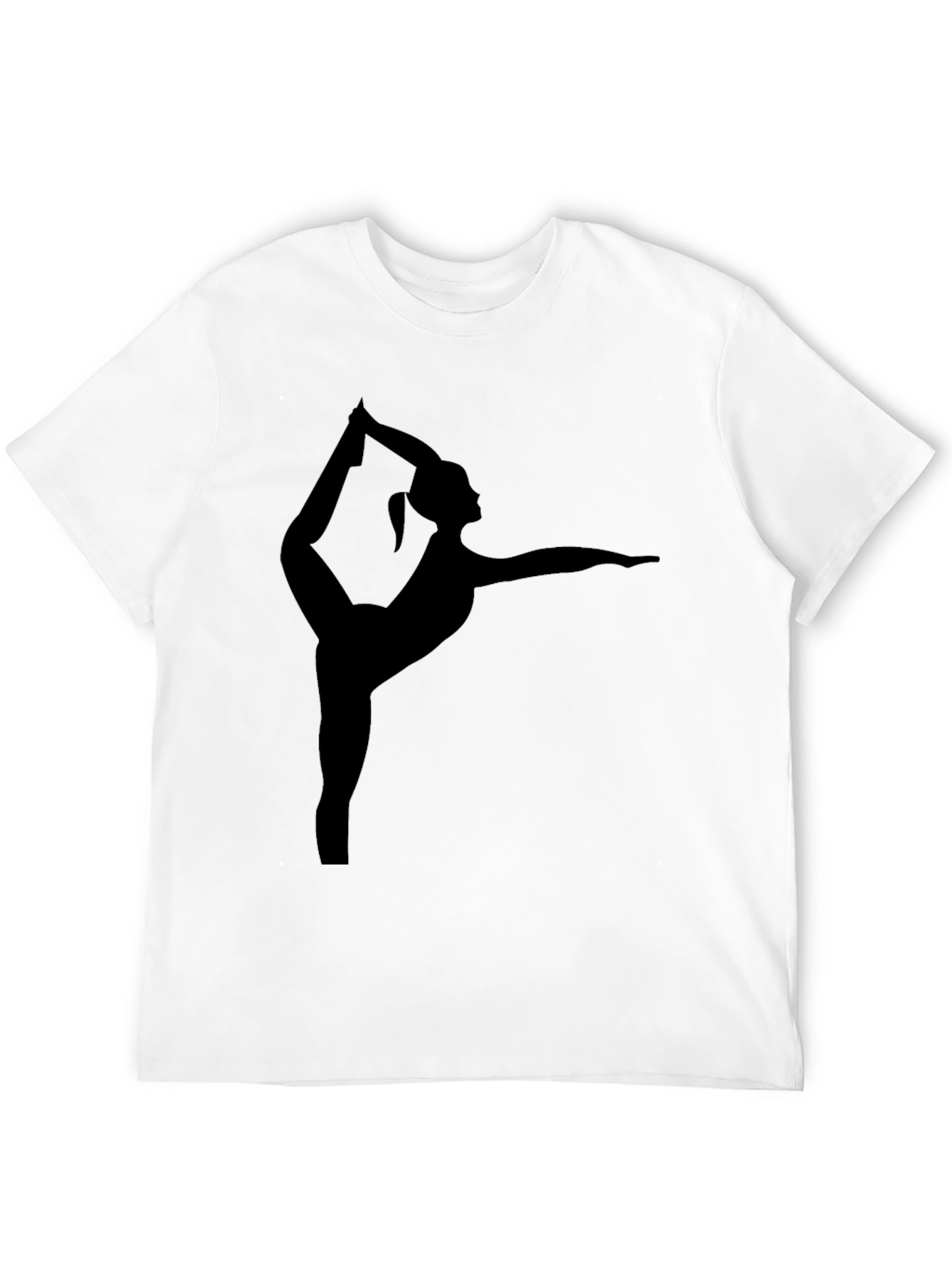Yoga Pose Graphic Tee - Black Unisex T-Shirt