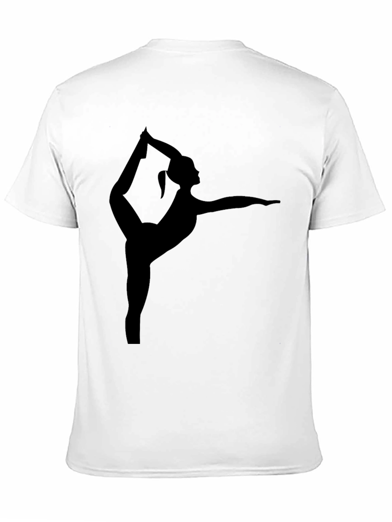 Yoga Pose Graphic Tee - Black Unisex T-Shirt