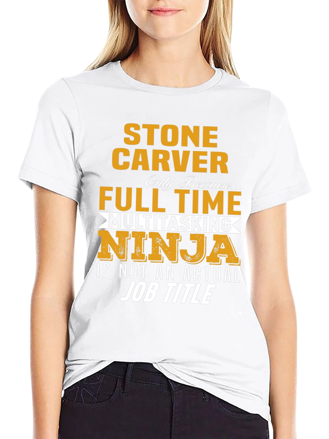 Stone Carver Full Time Ninja T-Shirt