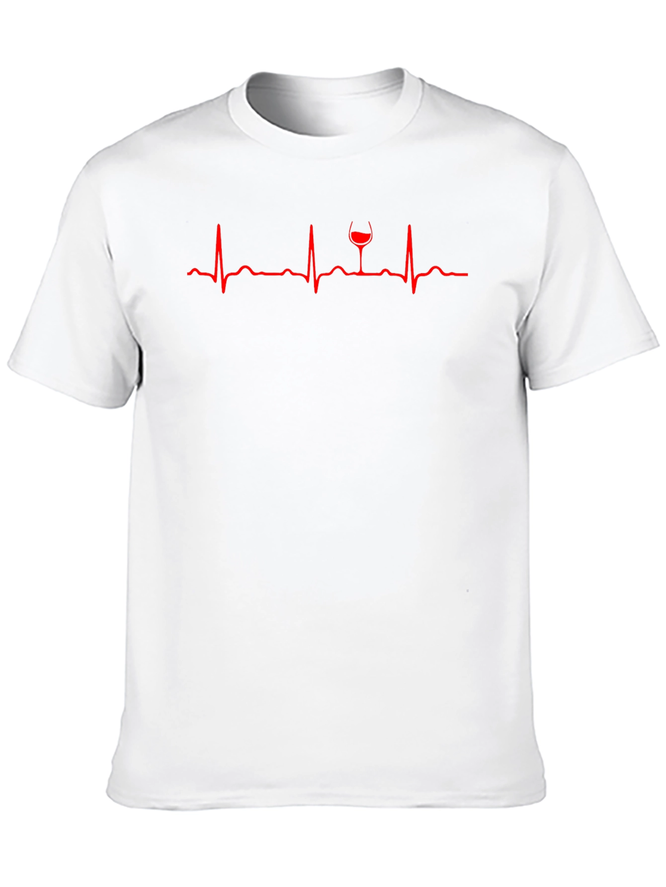 Wine Lover Heartbeat T-Shirt