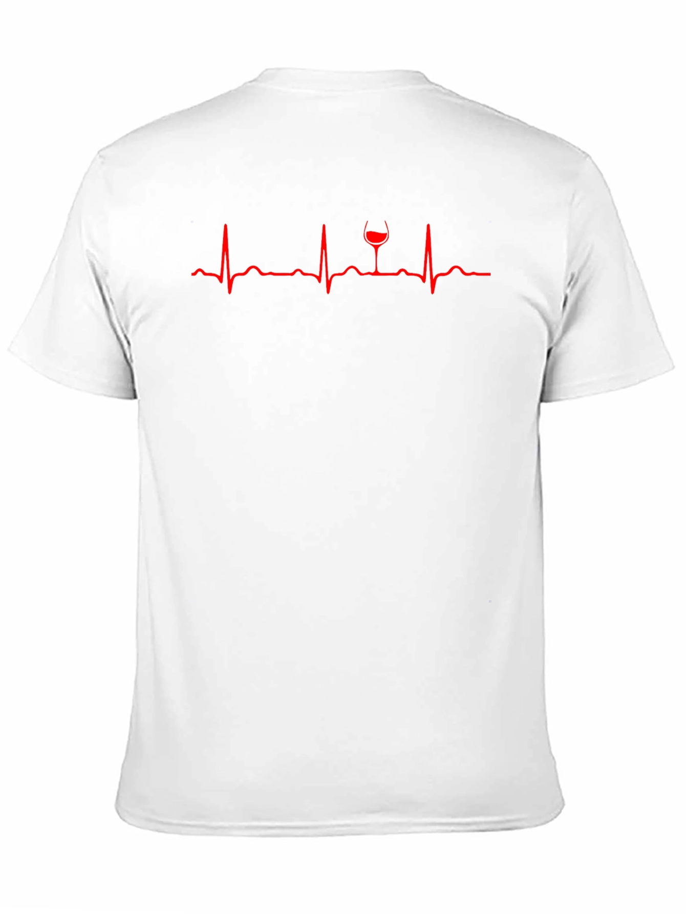 Wine Lover Heartbeat T-Shirt