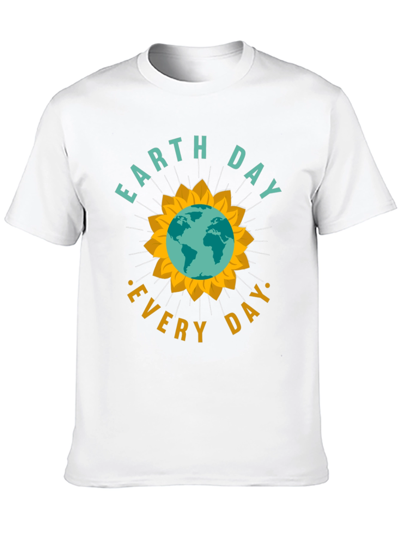 Earth Day Every Day Graphic Tee - Black