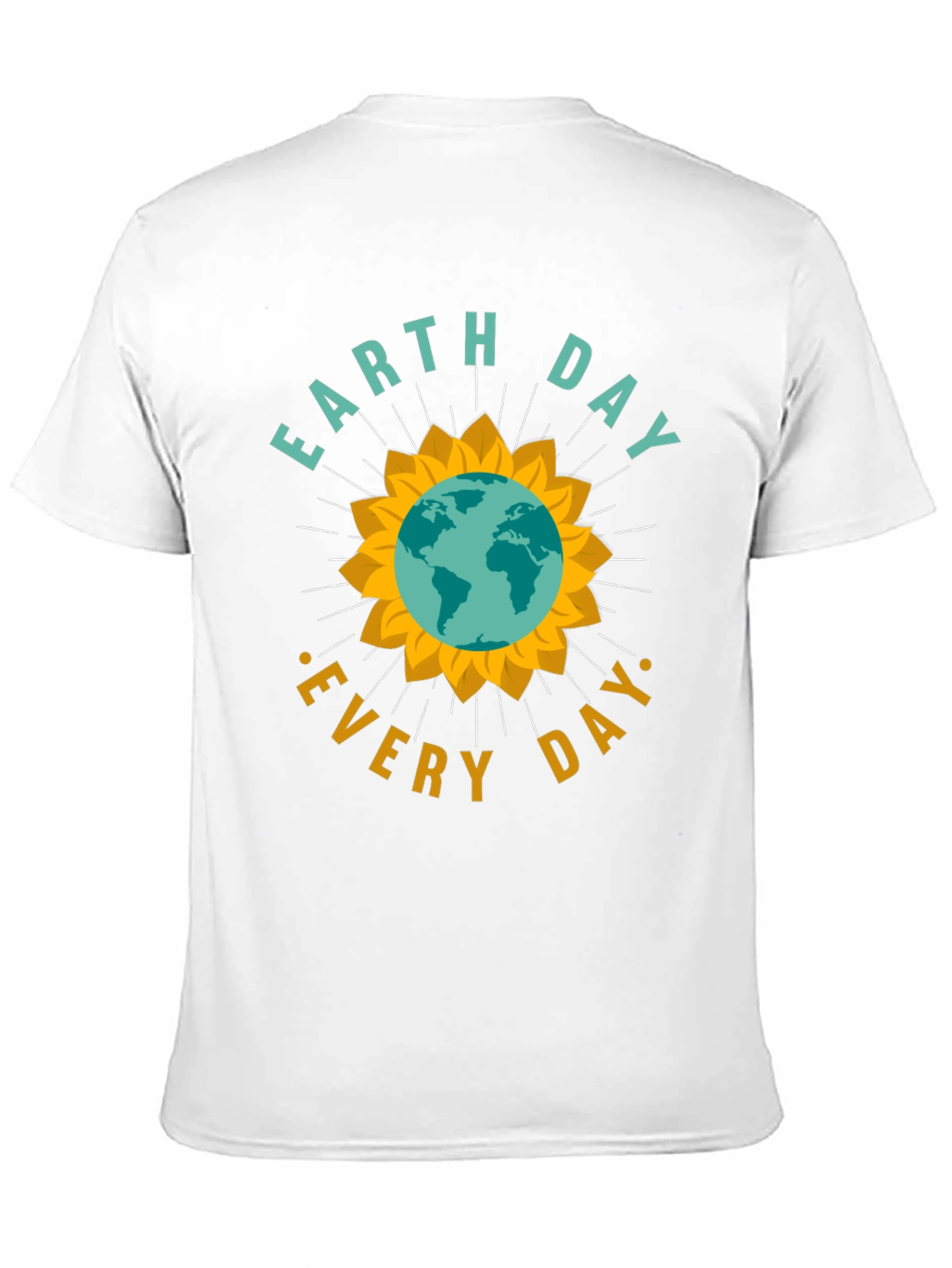 Earth Day Every Day Graphic Tee - Black
