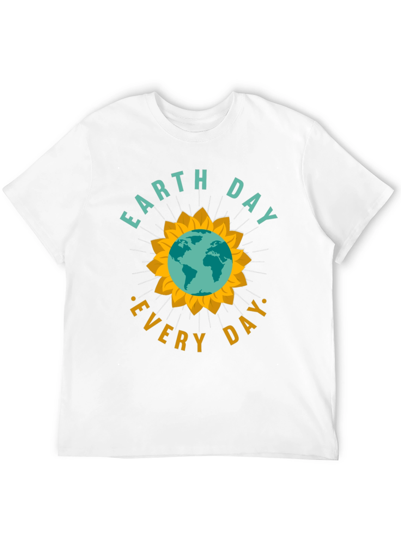 Earth Day Every Day Graphic Tee - Black