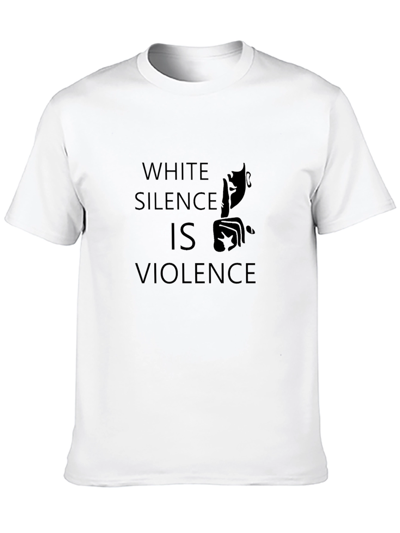 Statement Graphic Tee - White Silence is Violence