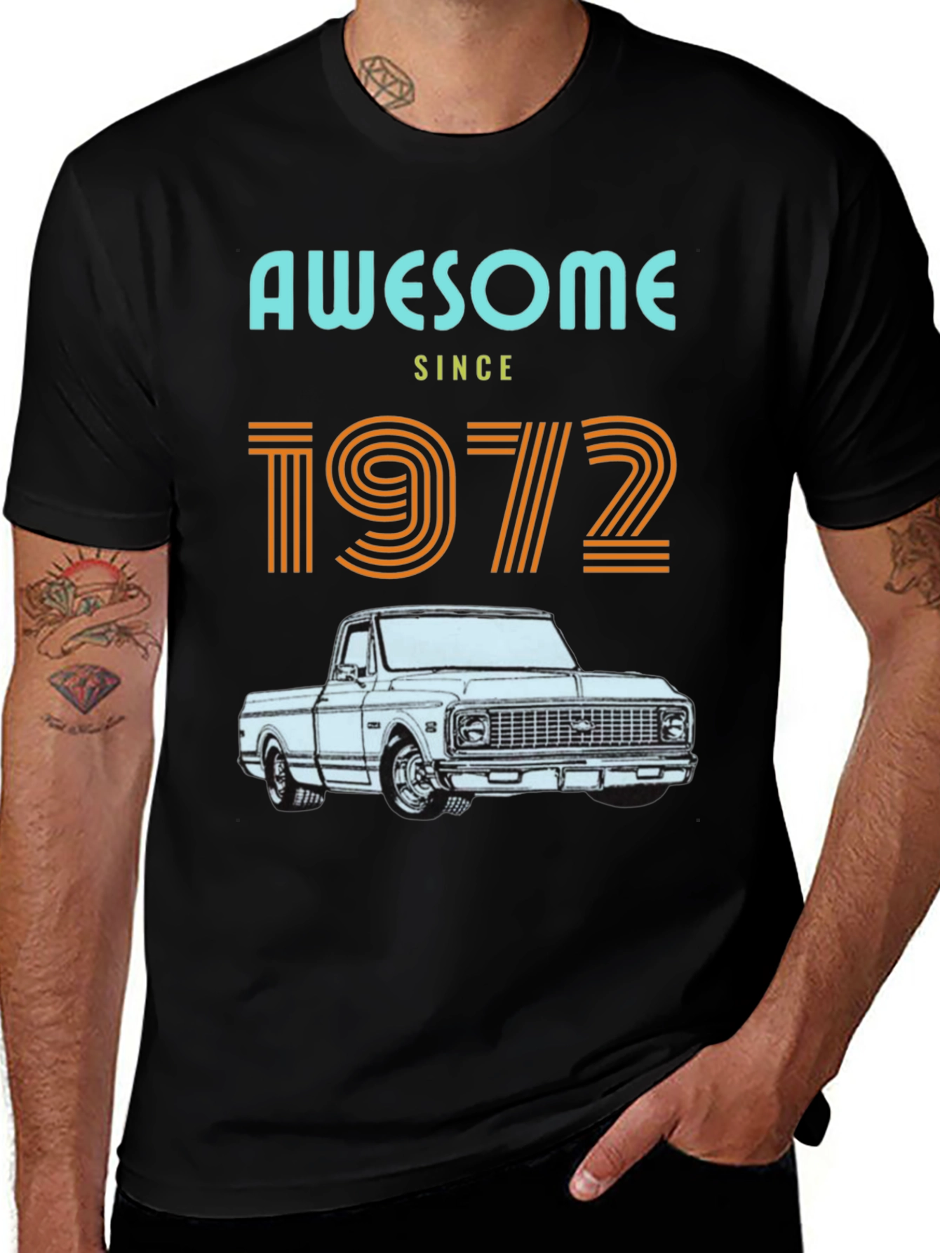 Awesome Since 1972 Truck T-Shirt