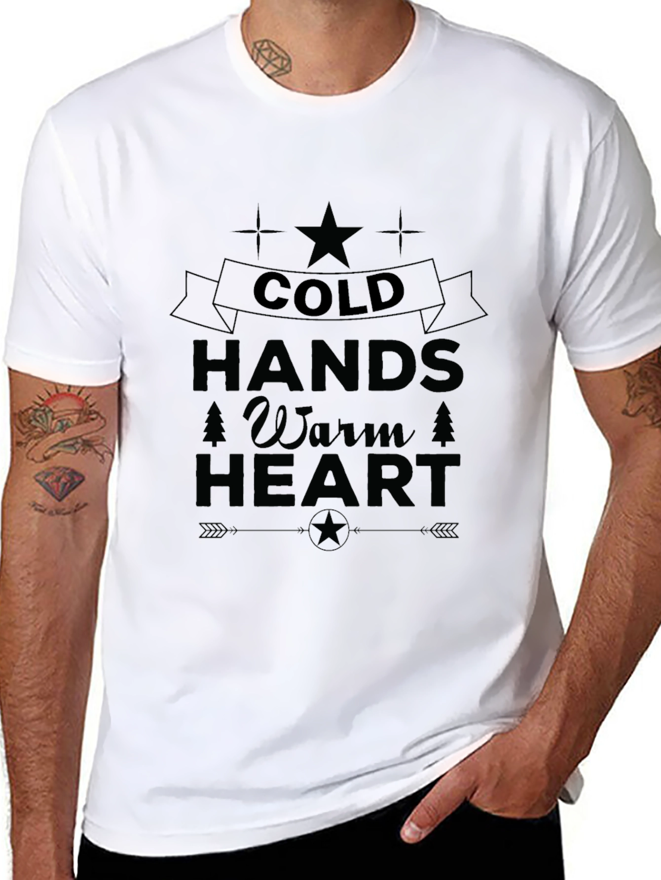 Cold Hands Warm Heart Graphic T-Shirt