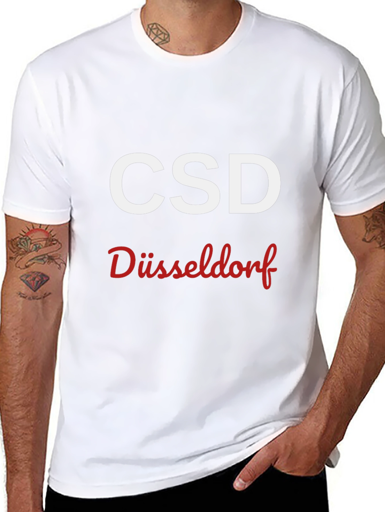 CSD Düsseldorf Black Graphic Tee