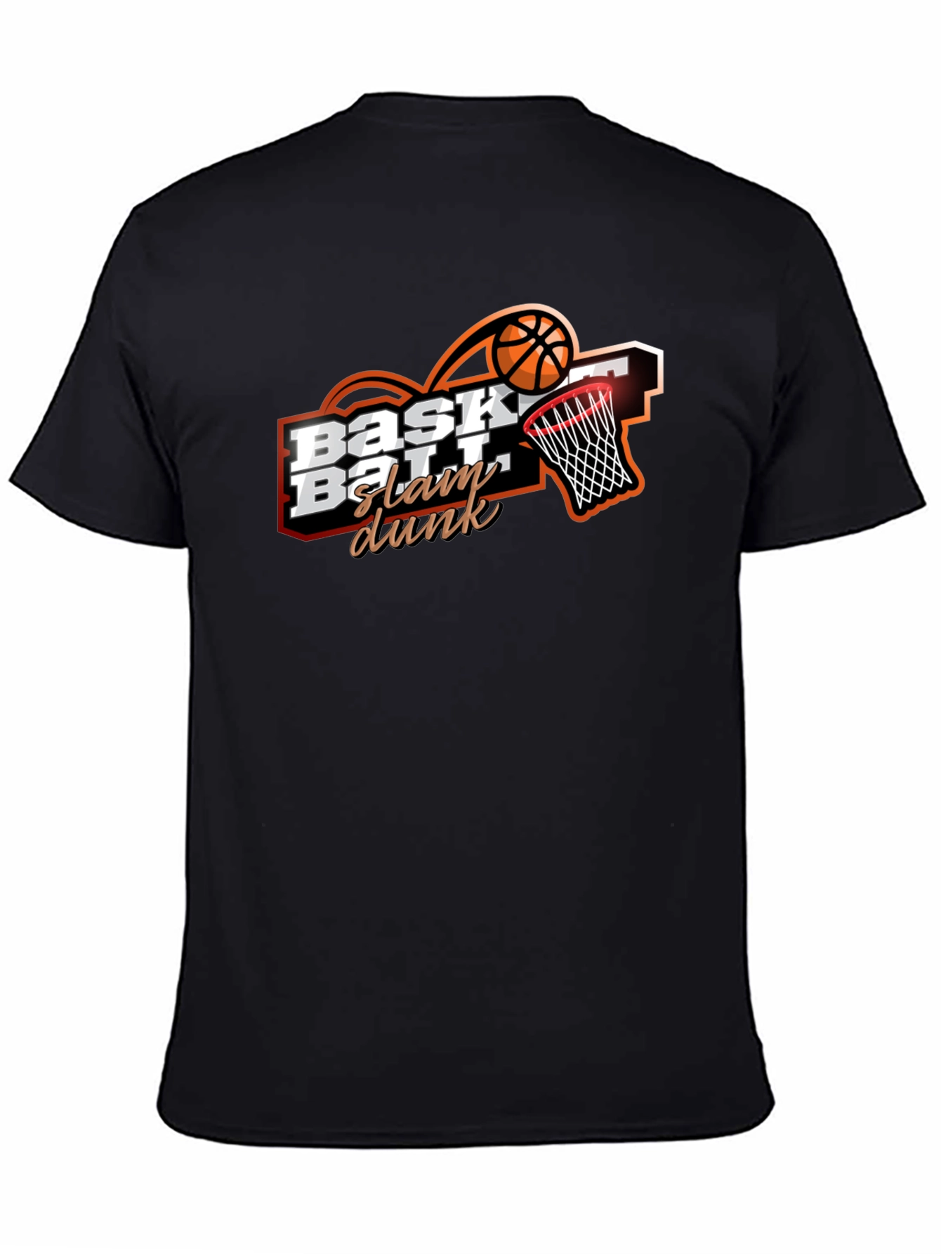 Basketball Slam Dunk Graphic Tee