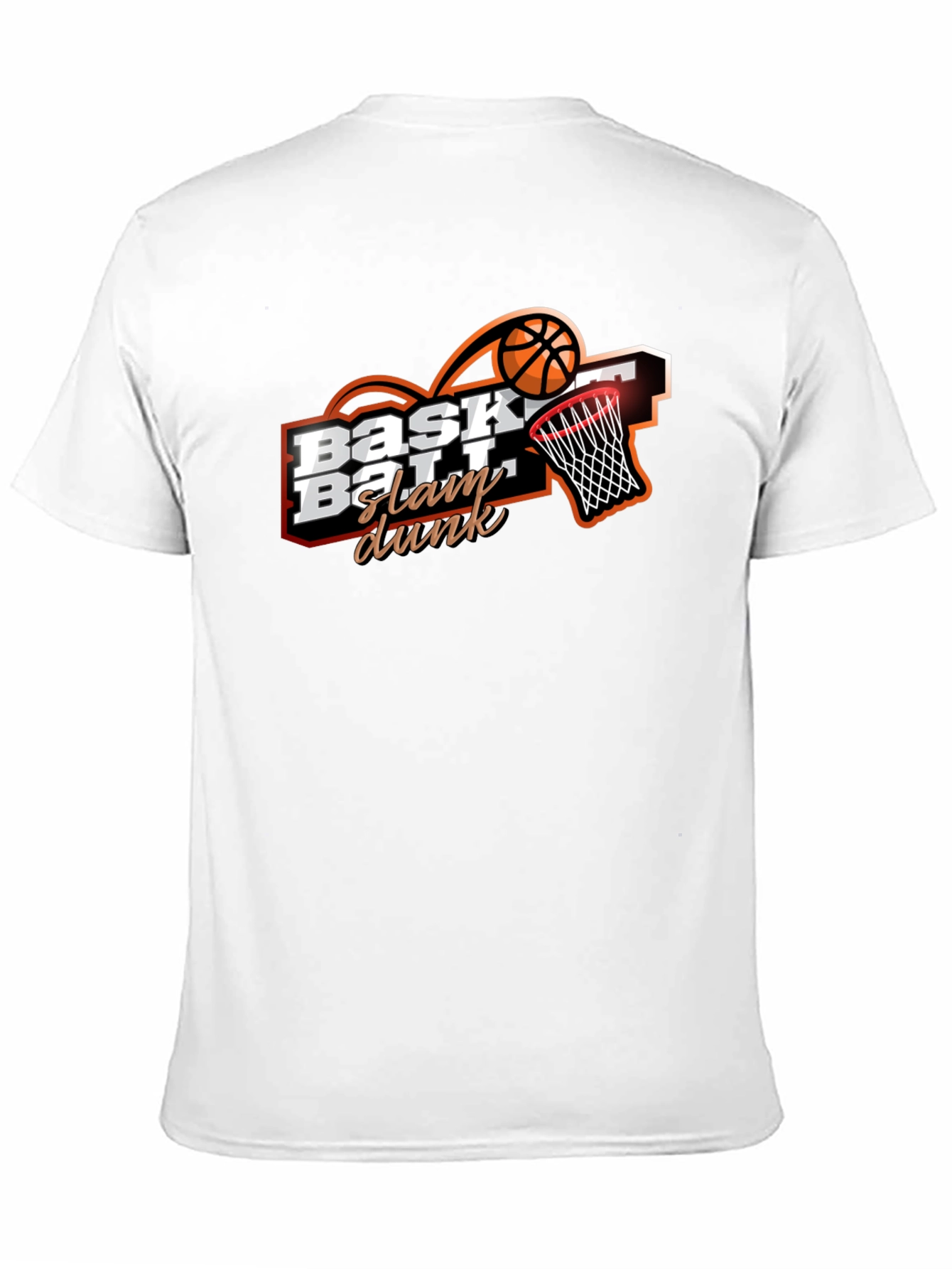 Basketball Slam Dunk Graphic Tee
