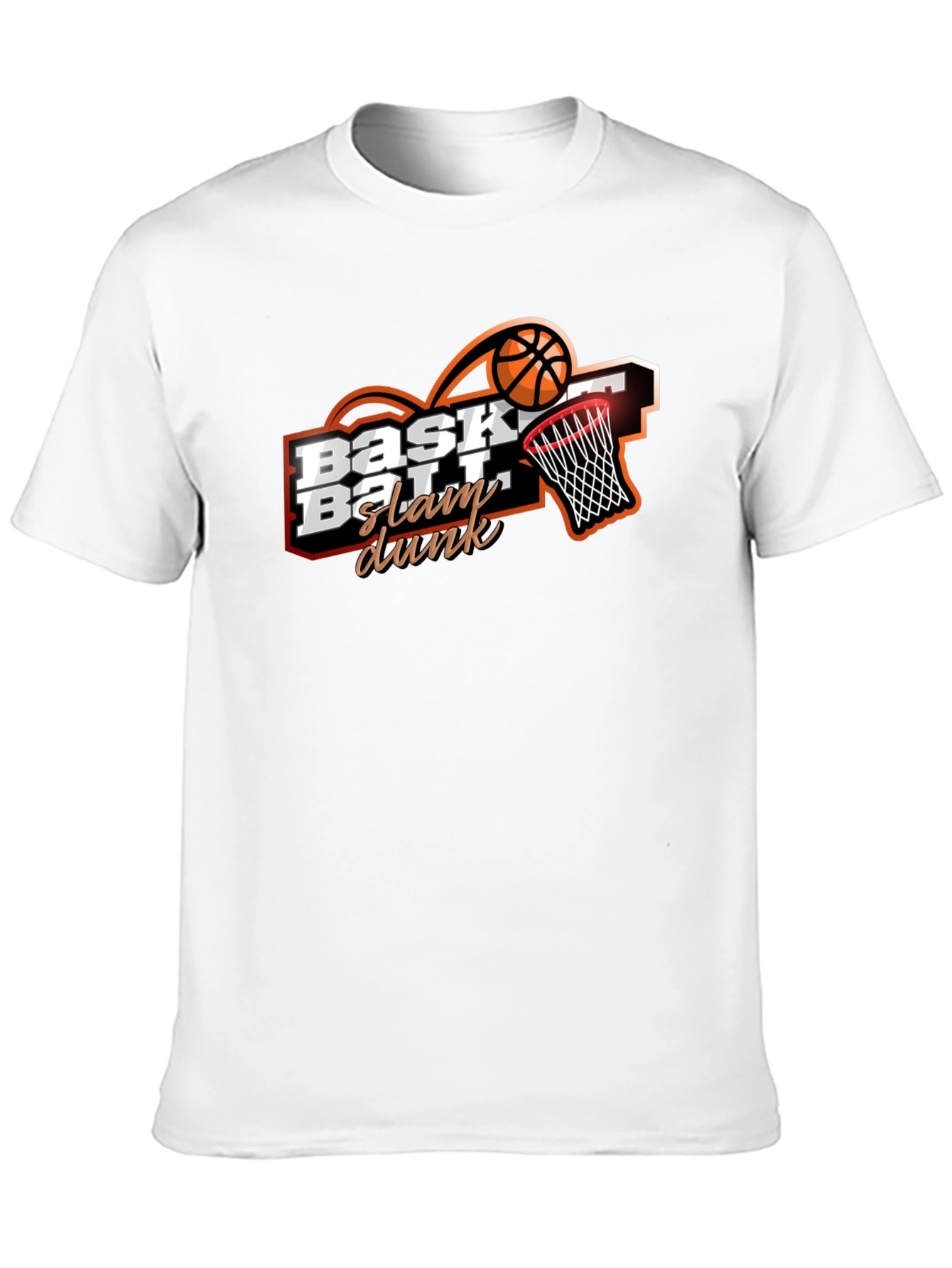 Basketball Slam Dunk Graphic Tee