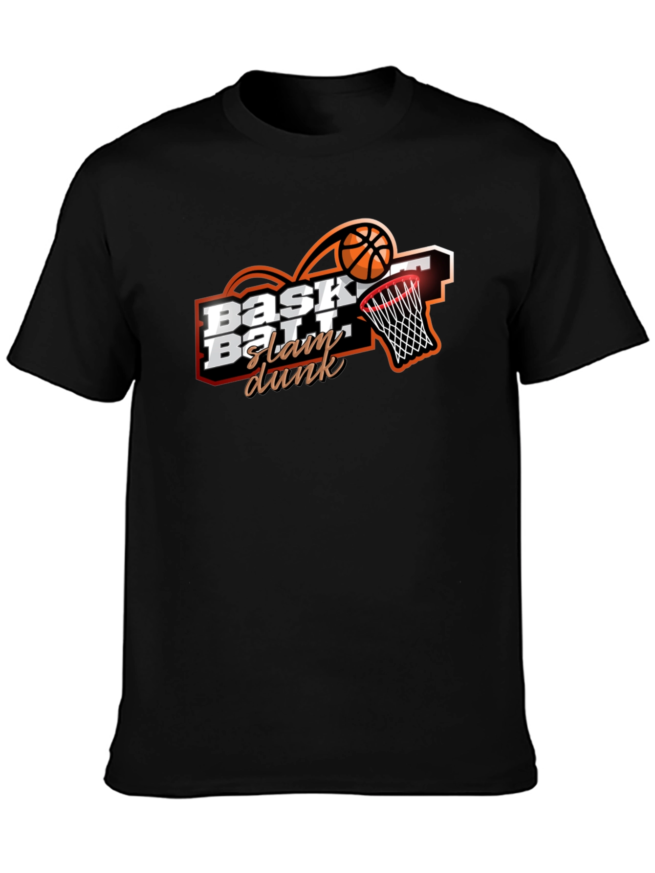 Basketball Slam Dunk Graphic Tee