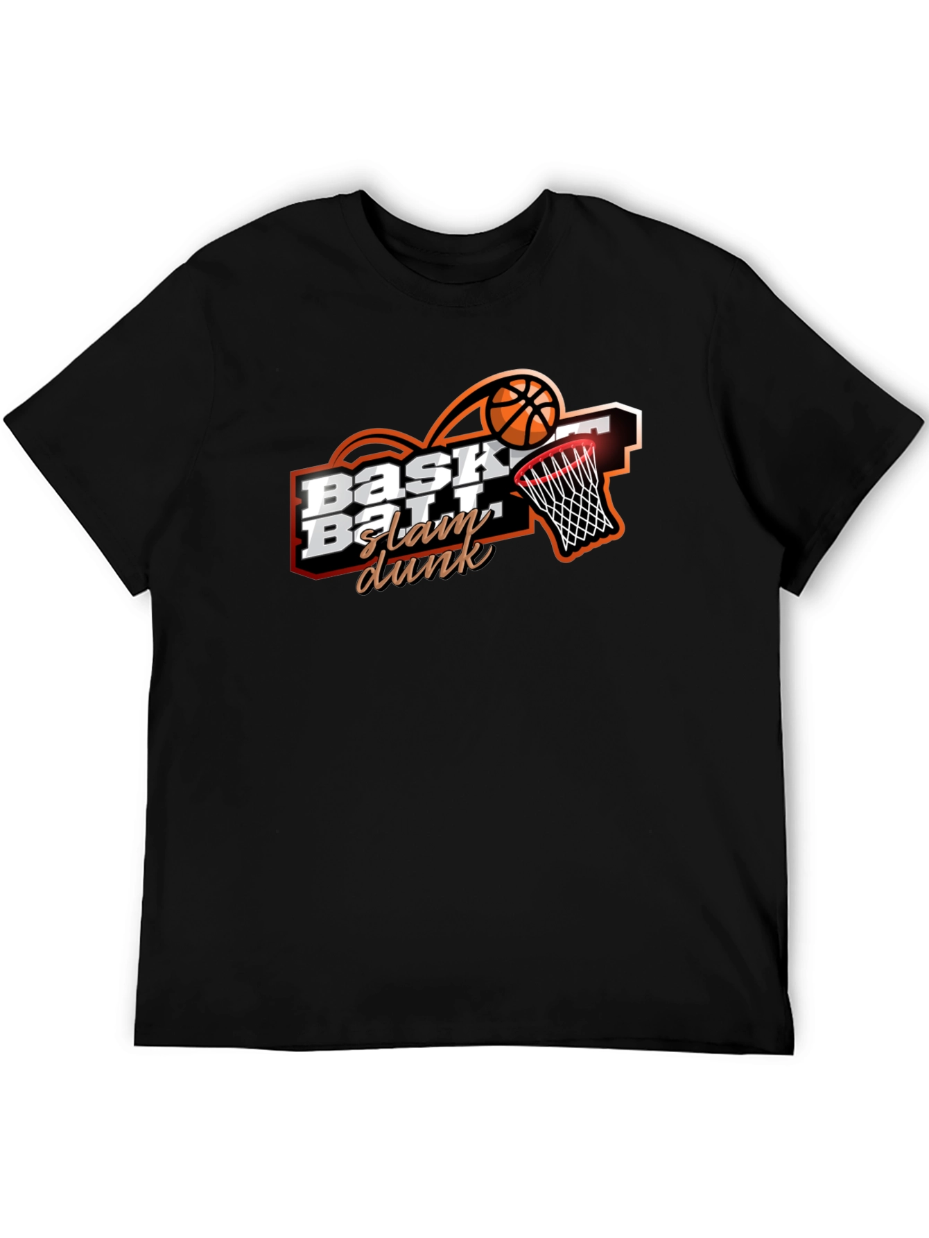 Basketball Slam Dunk Graphic Tee