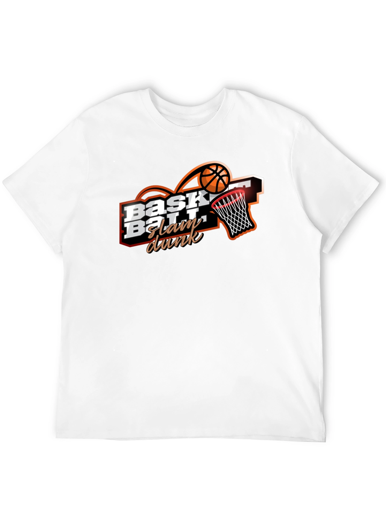 Basketball Slam Dunk Graphic Tee