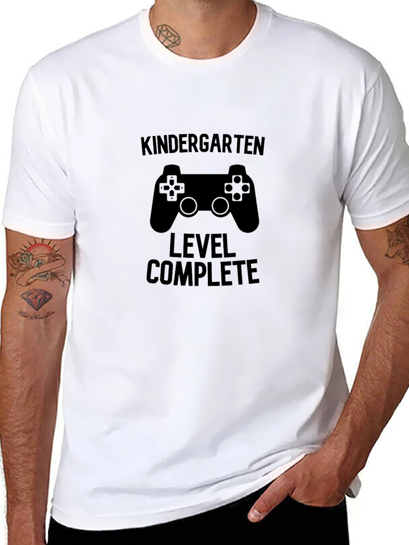 Kindergarten Level Complete T-Shirt - Gamer Style