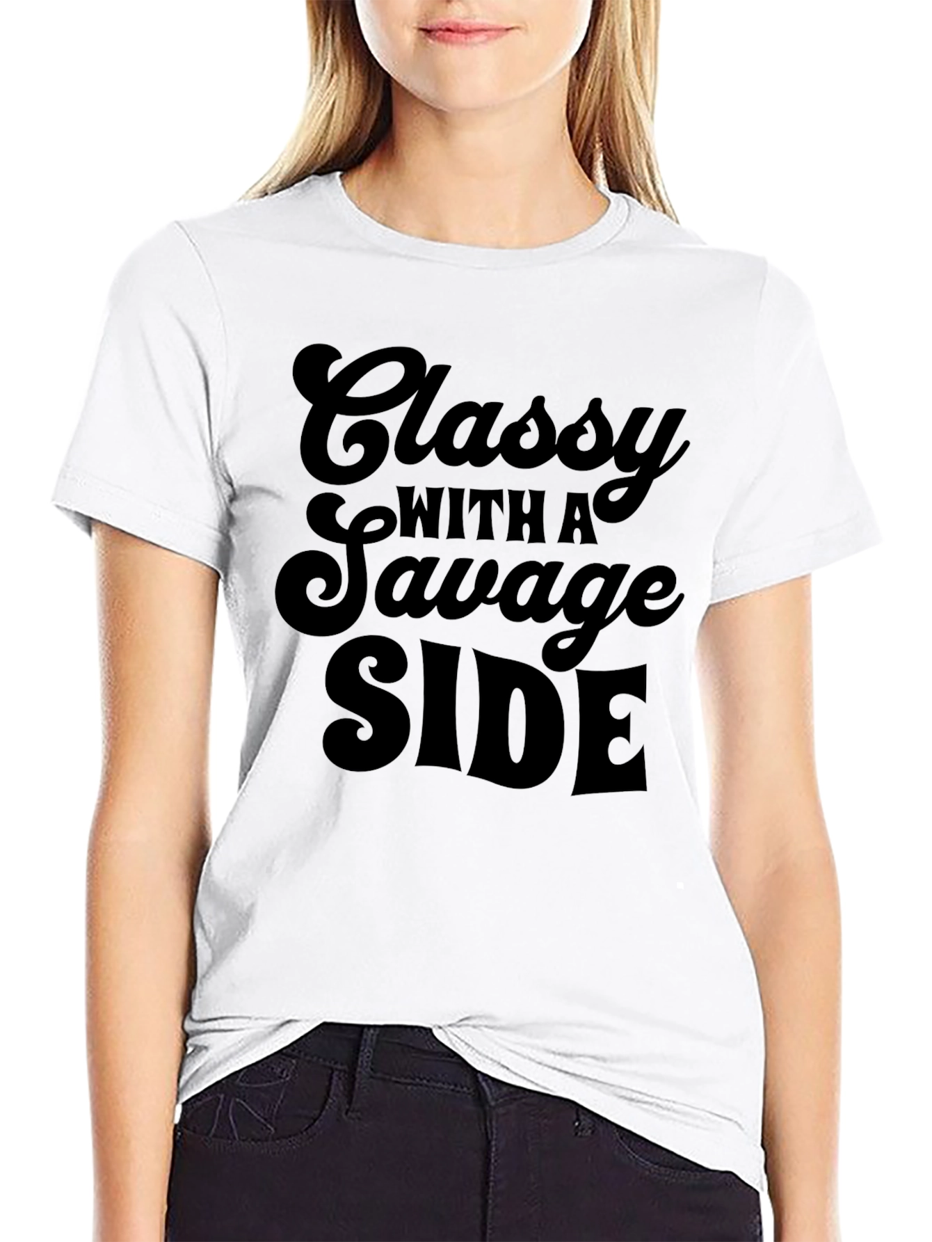 Classy With A Savage Side Graphic Tee