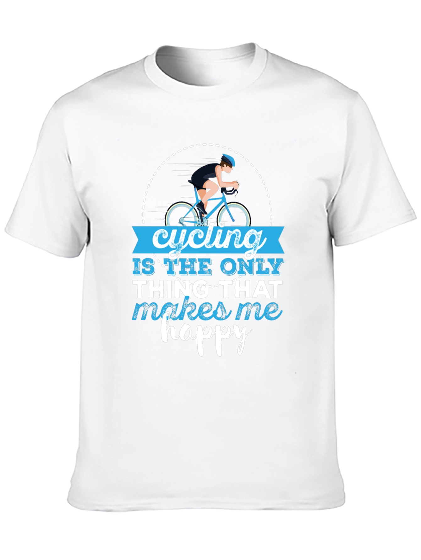 Cycling Makes Me Happy T-Shirt