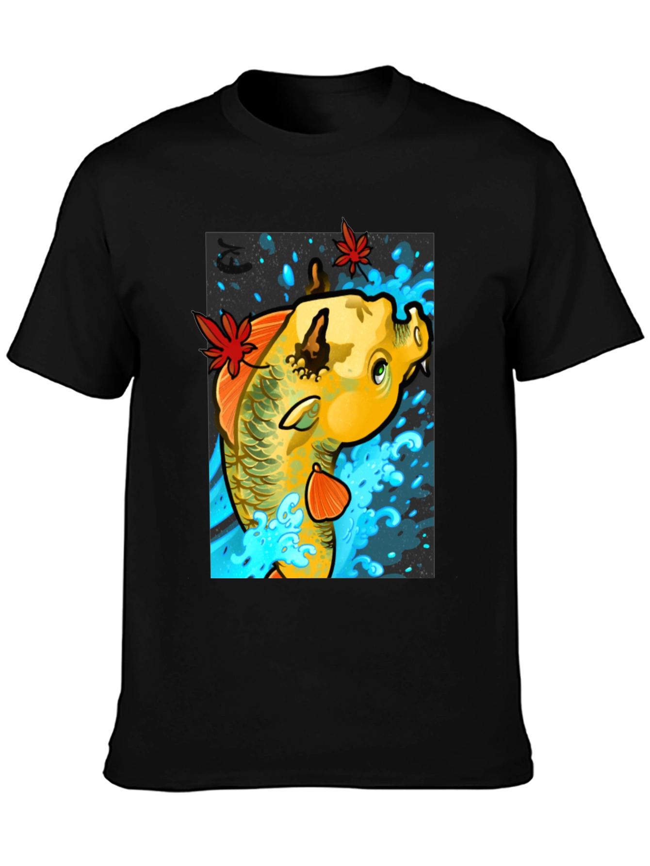 Koi Fish T-Shirt - Artistic Graphic Tee