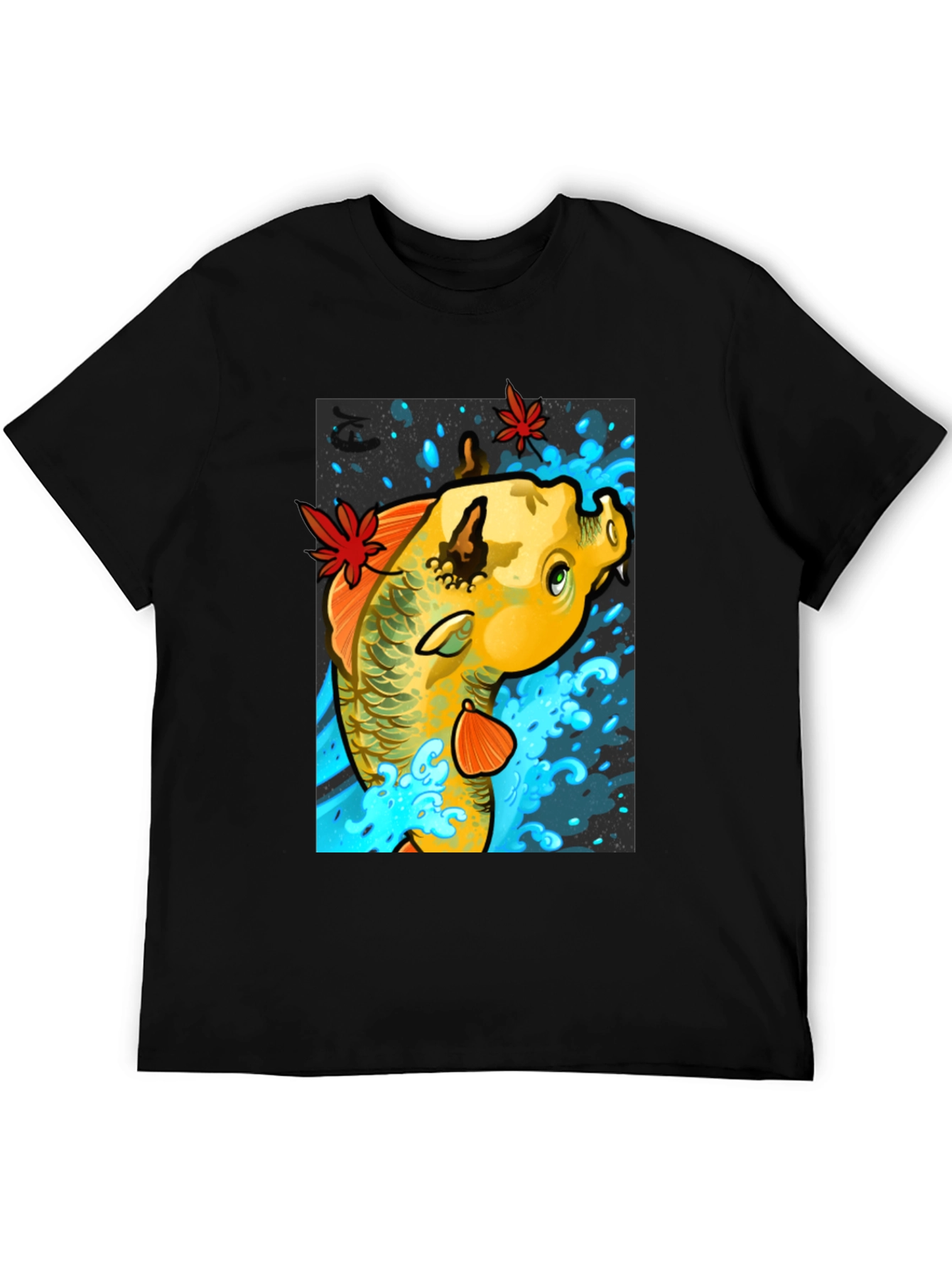 Koi Fish T-Shirt - Artistic Graphic Tee