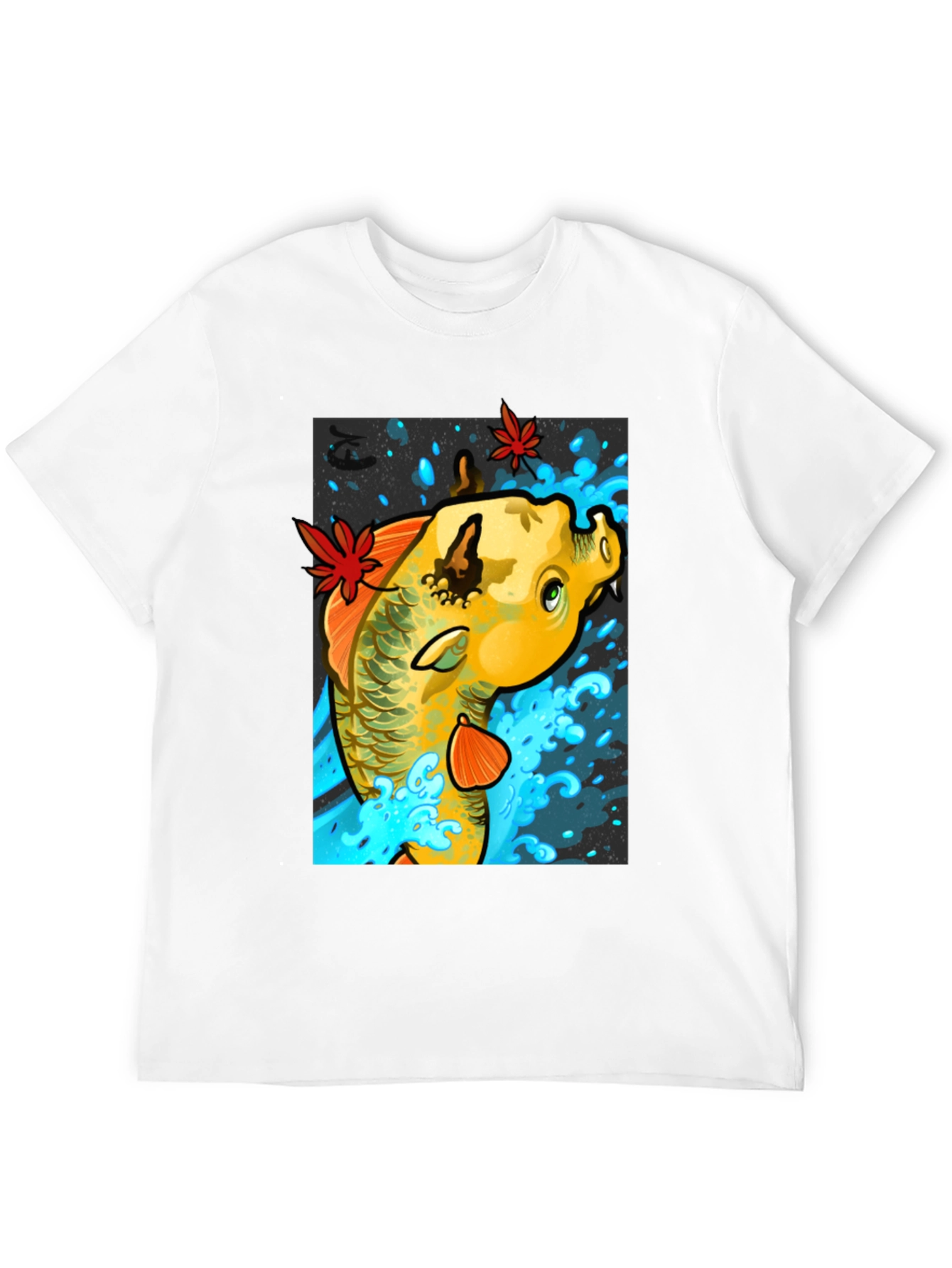 Koi Fish T-Shirt - Artistic Graphic Tee